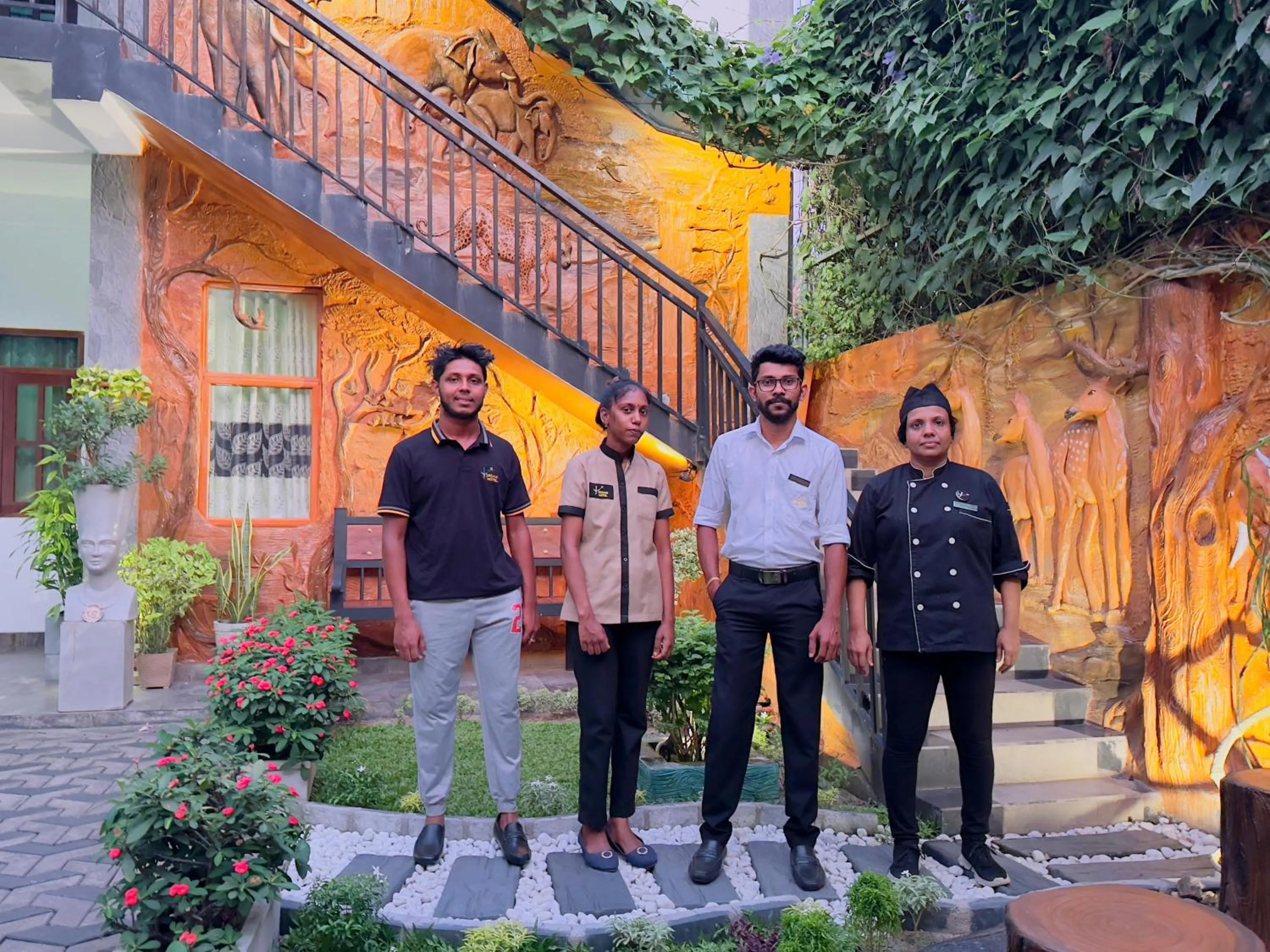 Staff in Airport J Dream Resort