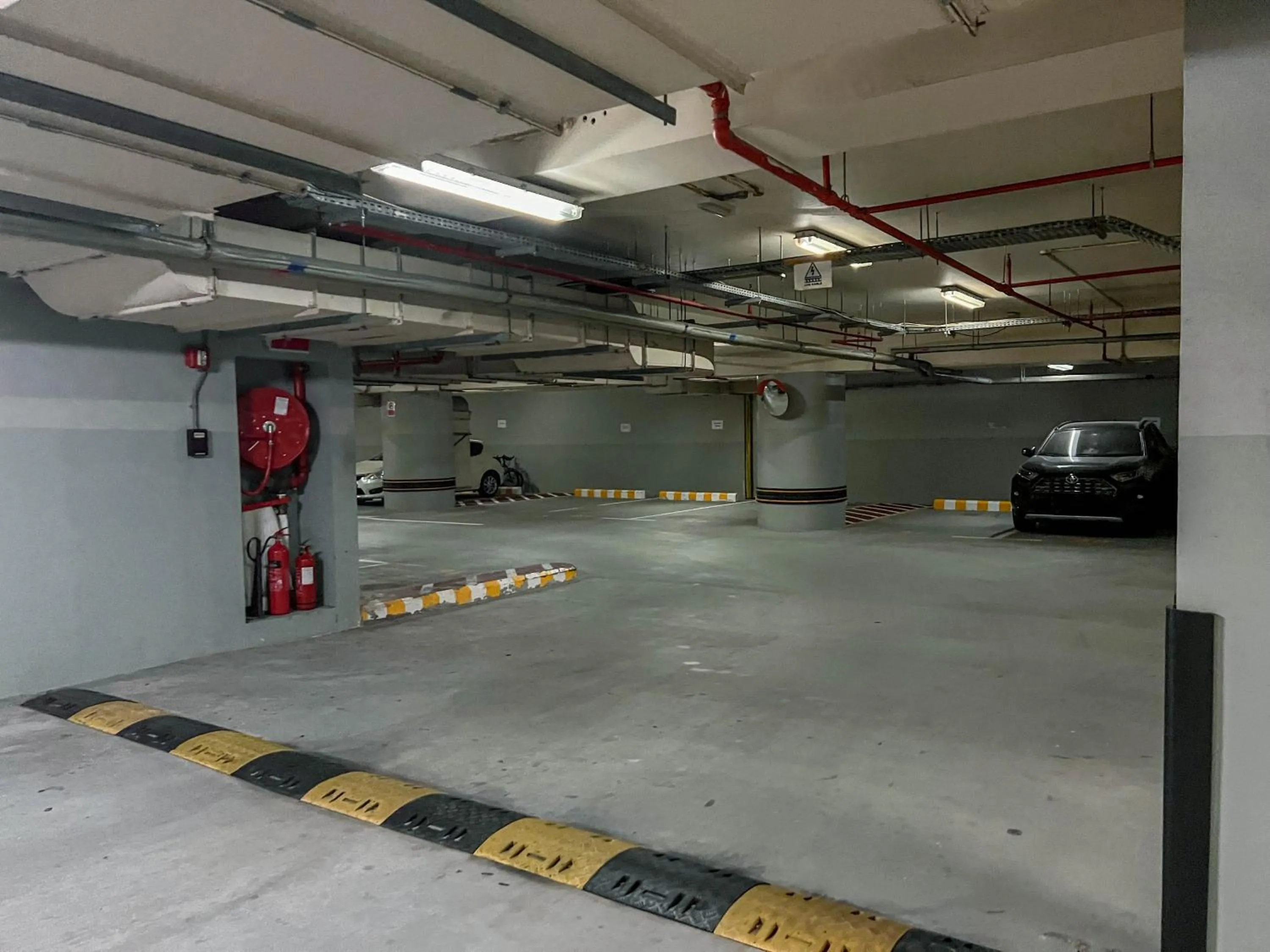 Parking in Cosmos Living Luxurious Studio Near Metro