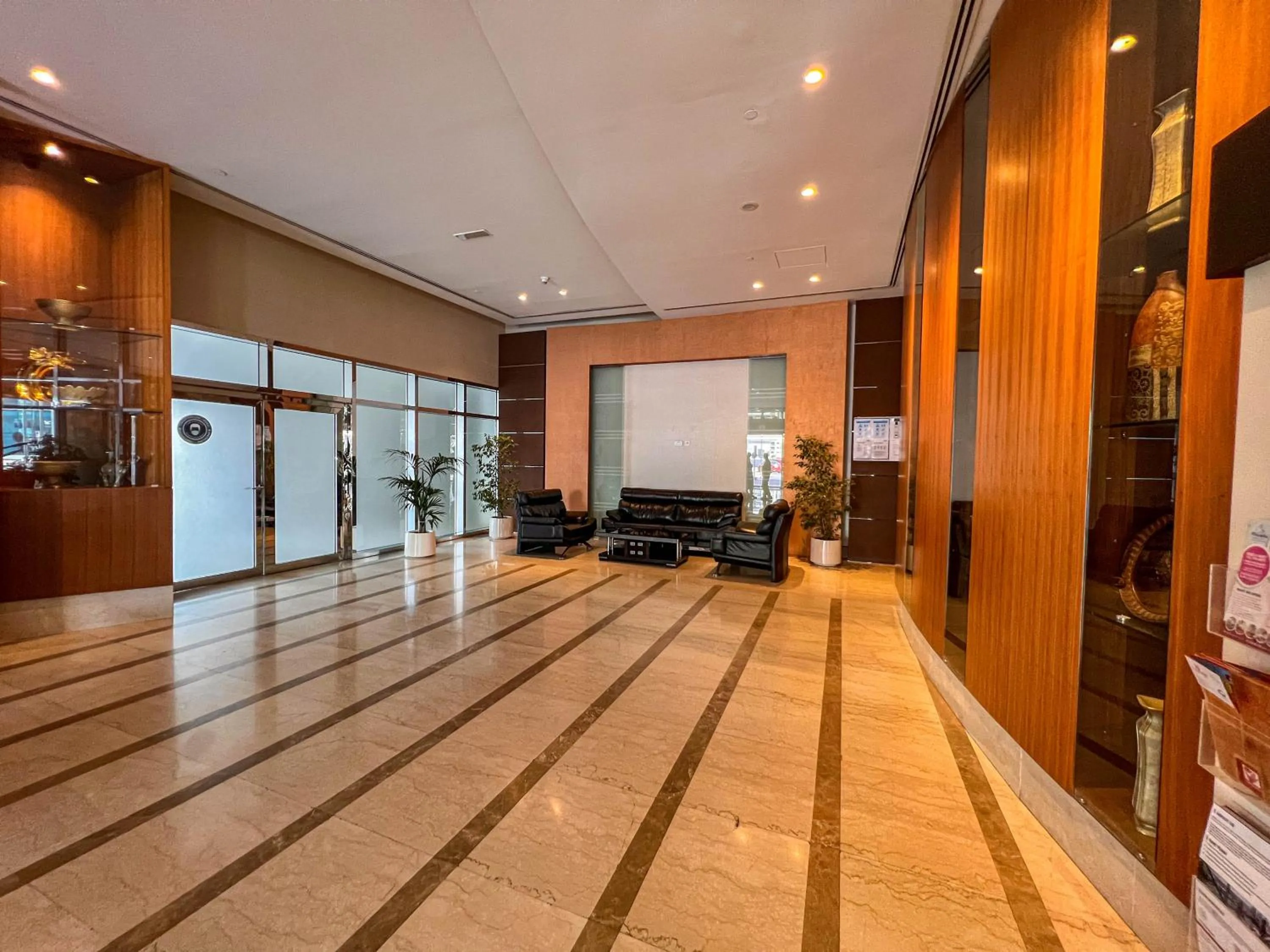 Lobby or reception in Cosmos Living Luxurious Studio Near Metro