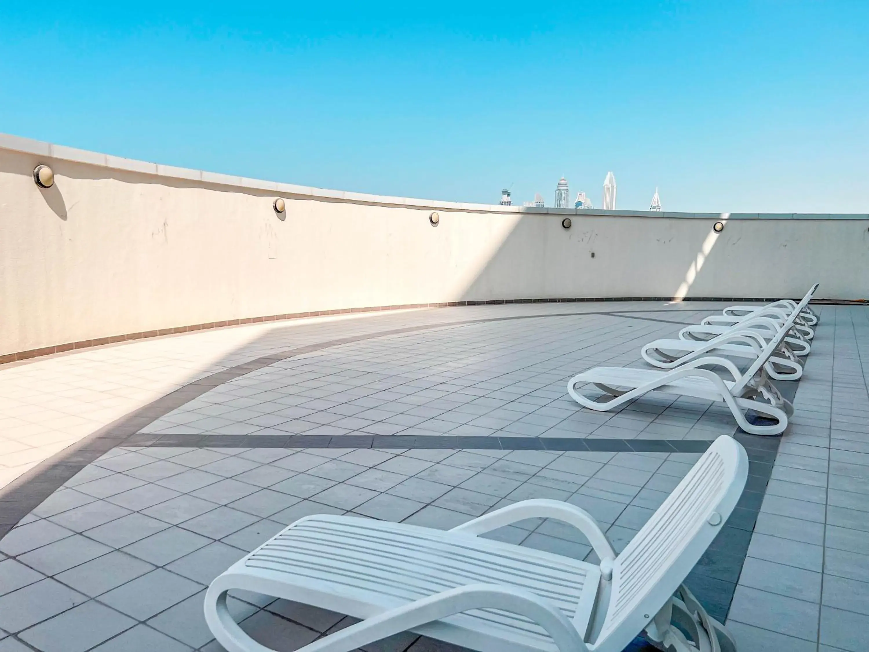 sunbed in Cosmos Living Luxurious Studio Near Metro sunbed in Cosmos Living Luxurious Studio Near Metro