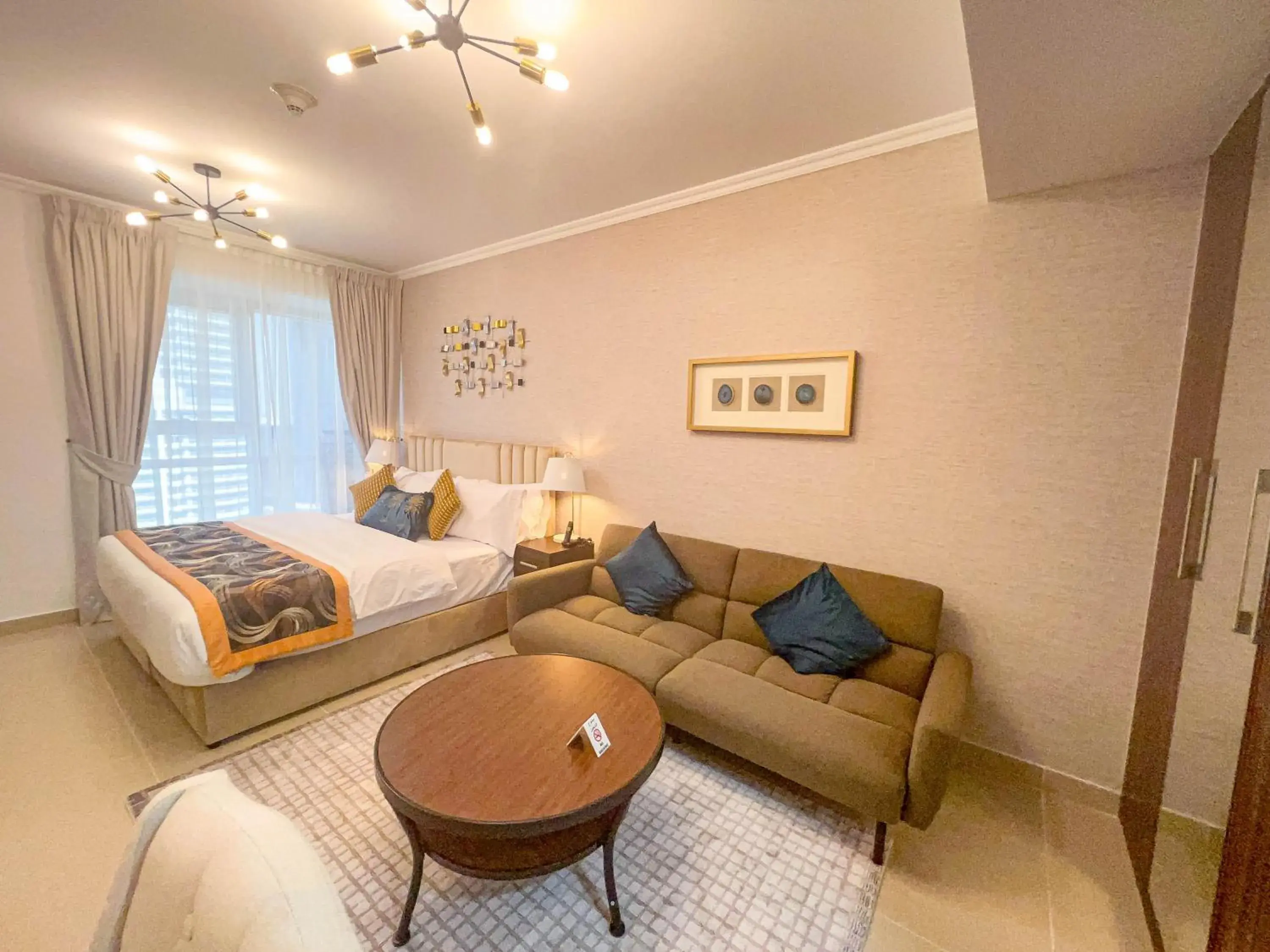 Bed in Cosmos Living Luxurious Studio Near Metro Bed in Cosmos Living Luxurious Studio Near Metro