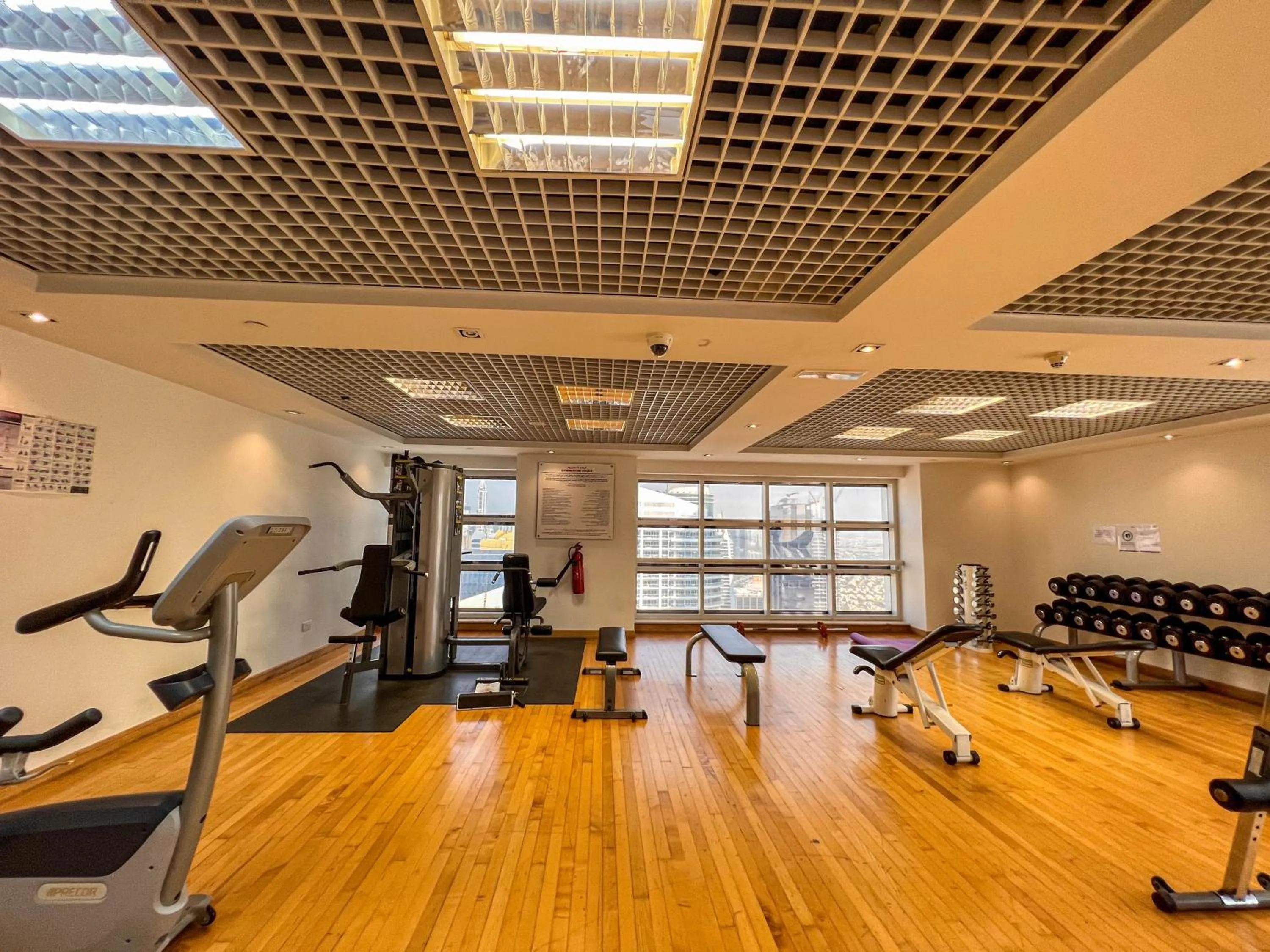 Fitness centre/facilities in Cosmos Living Luxurious Studio Near Metro