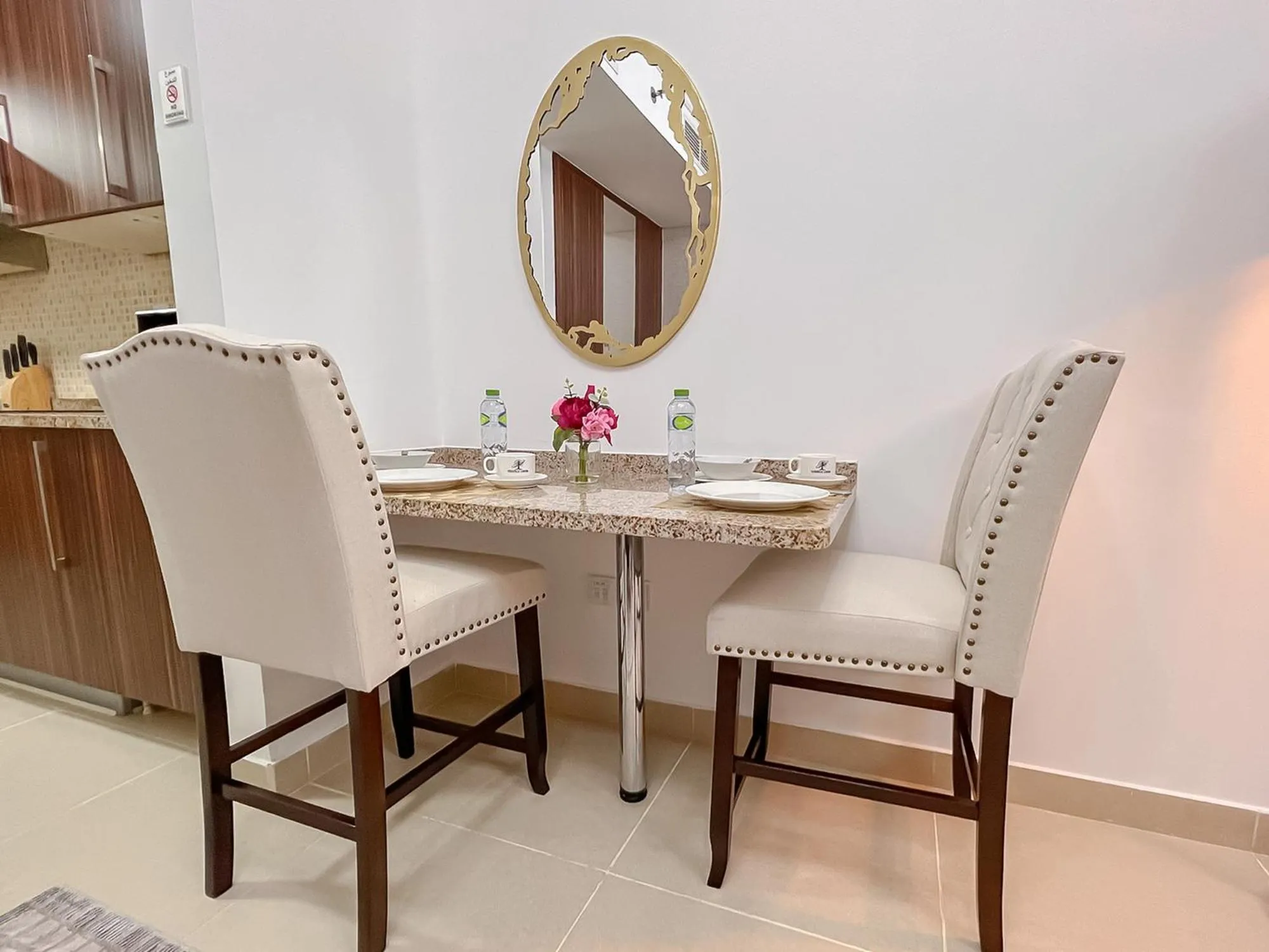 Dining area in Cosmos Living Luxurious Studio Near Metro