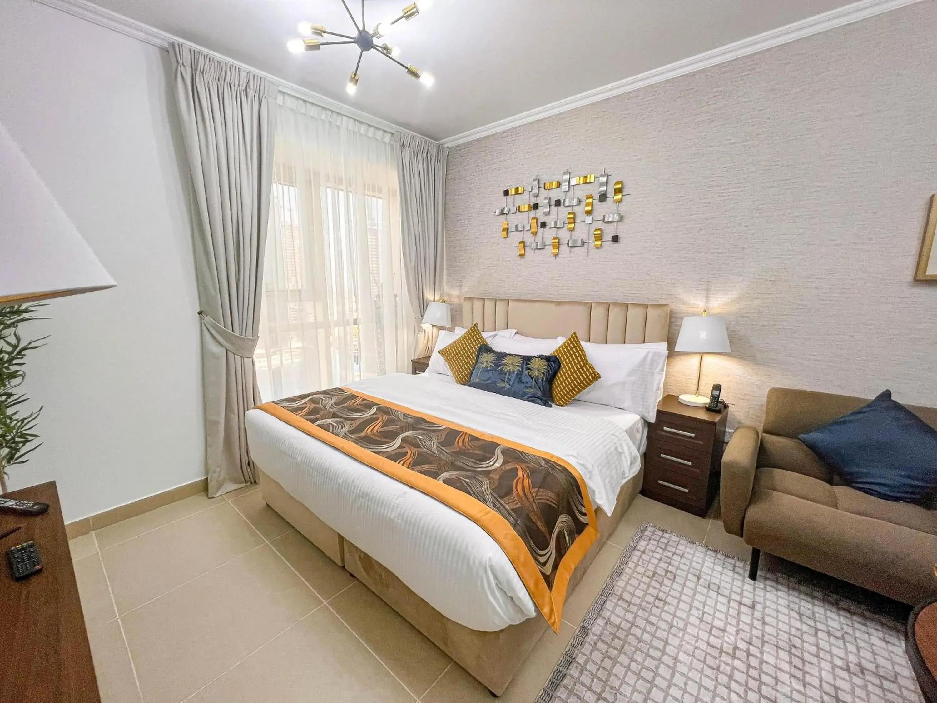 Bed in Cosmos Living Luxurious Studio Near Metro Bed in Cosmos Living Luxurious Studio Near Metro