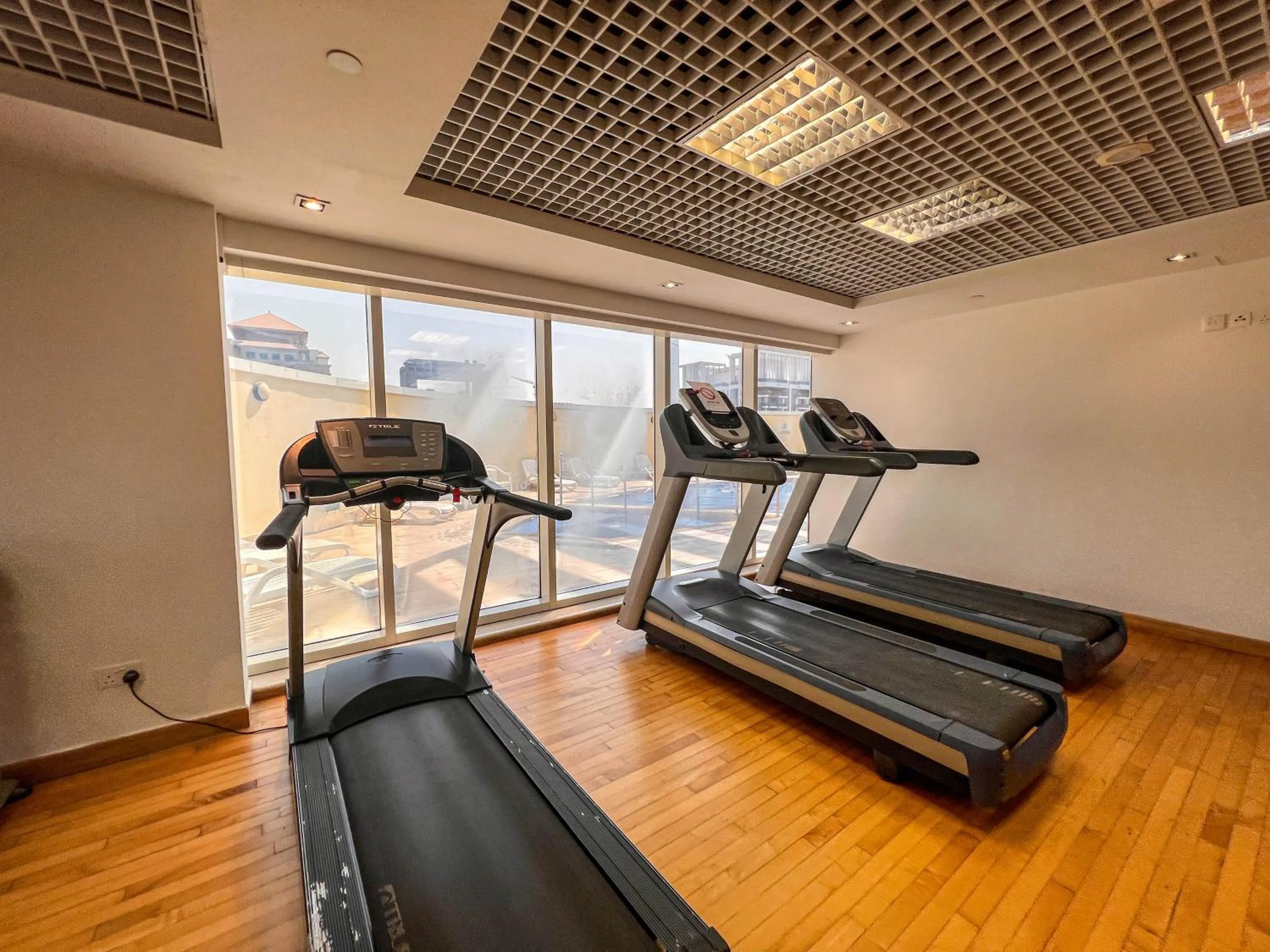Fitness centre/facilities in Cosmos Living Luxurious Studio Near Metro