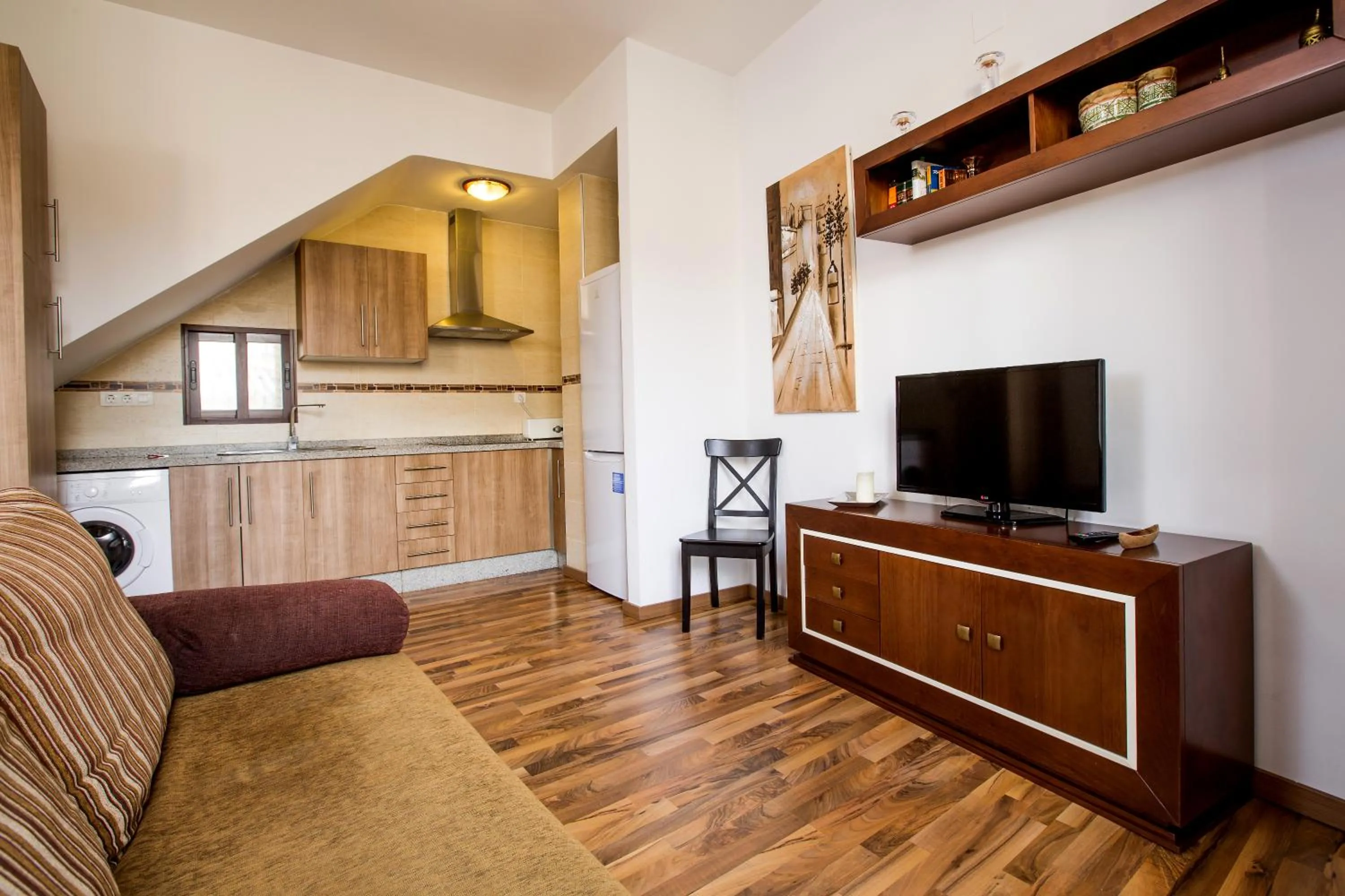 Living room in Apartamentos Casa de la Lonja