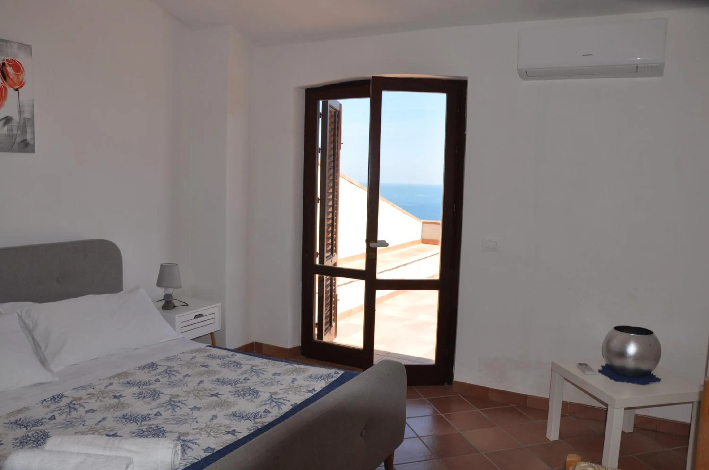 Bedroom, Bed in Villa Cala Rossa Antonella