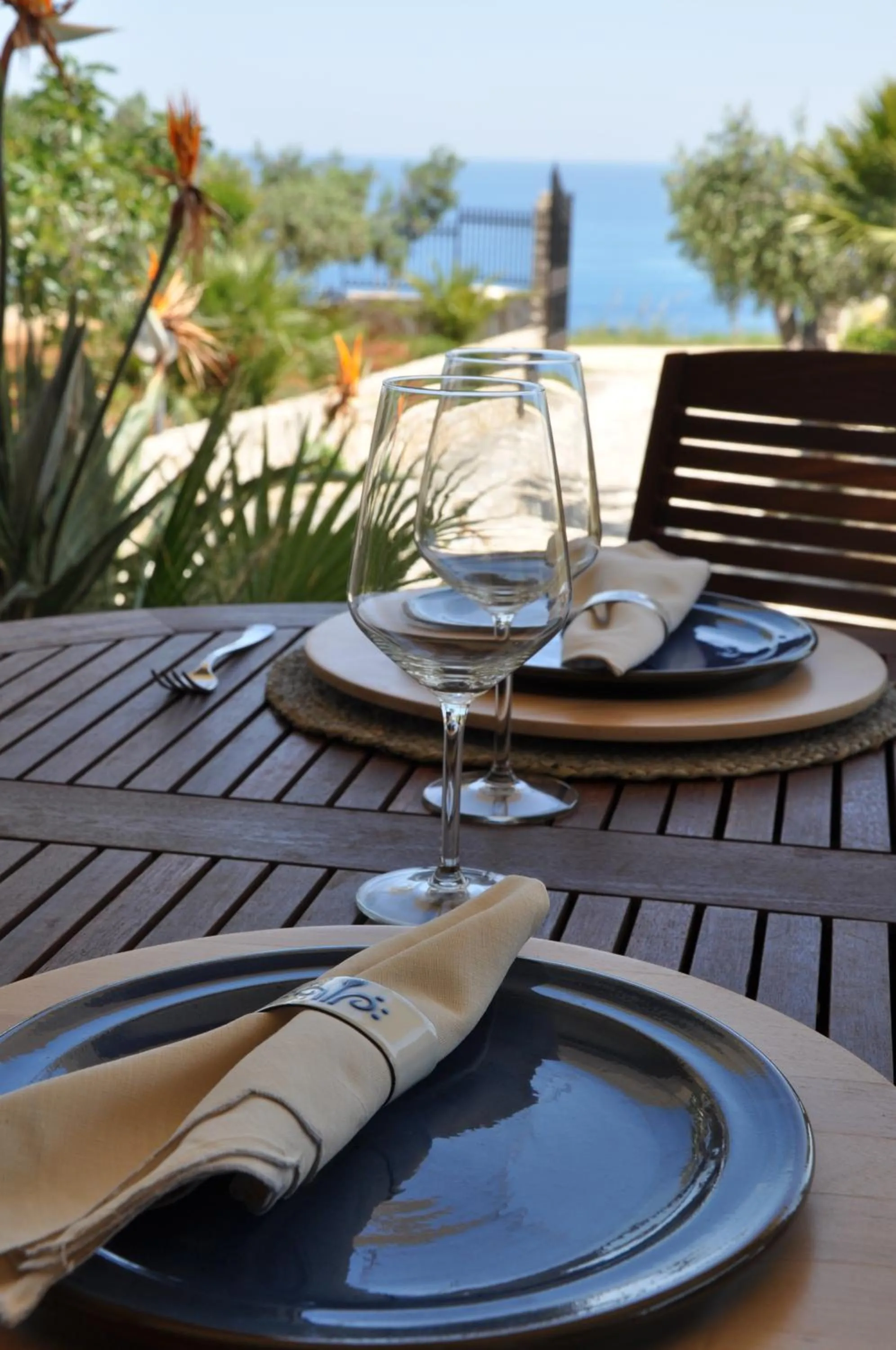 Dining area in Villa Cala Rossa Antonella