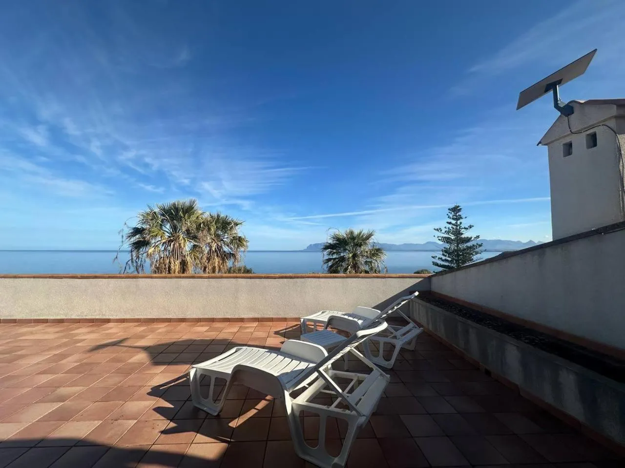 Balcony/Terrace in Villa Cala Rossa Antonella