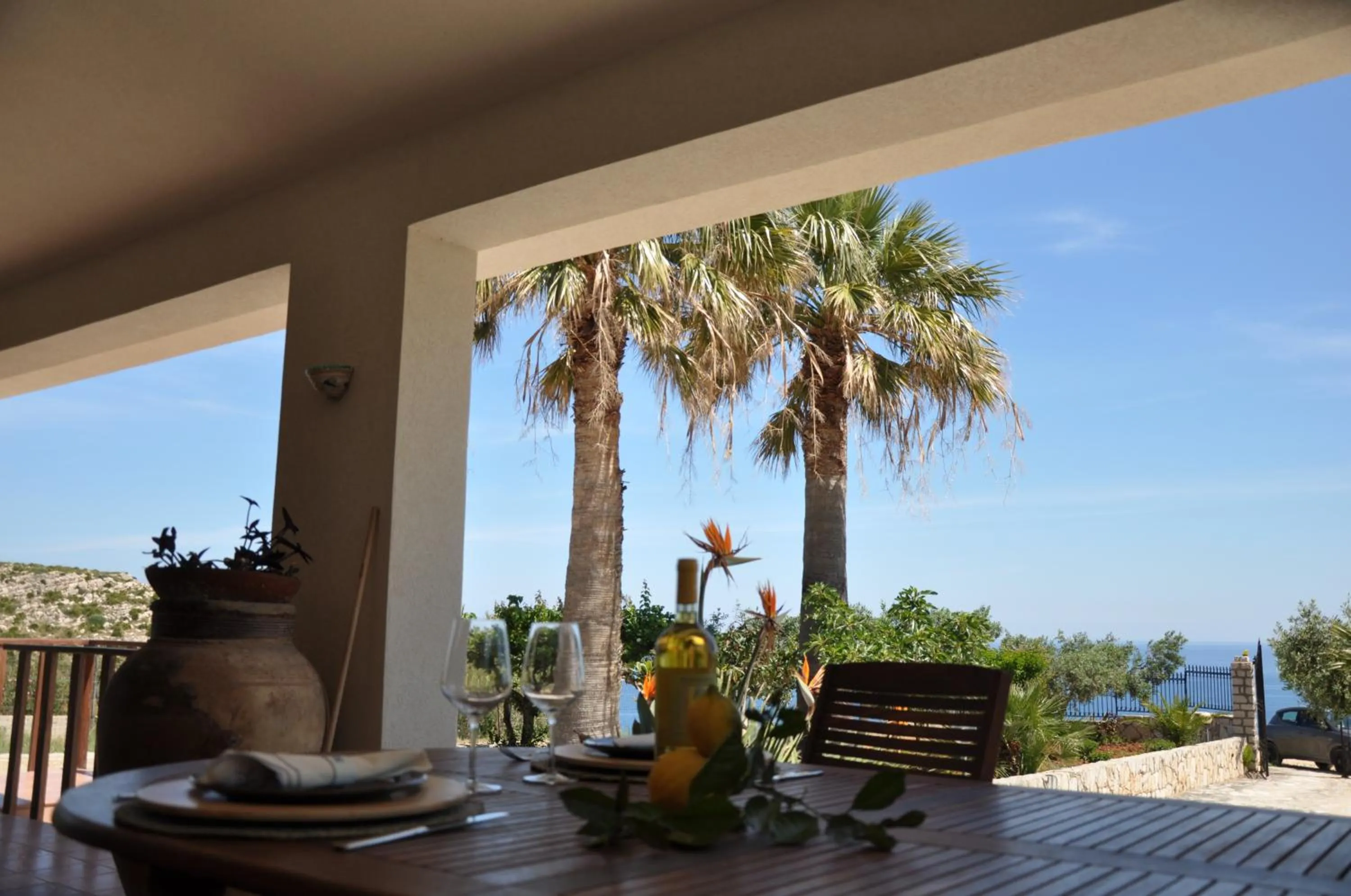 Patio in Villa Cala Rossa Antonella