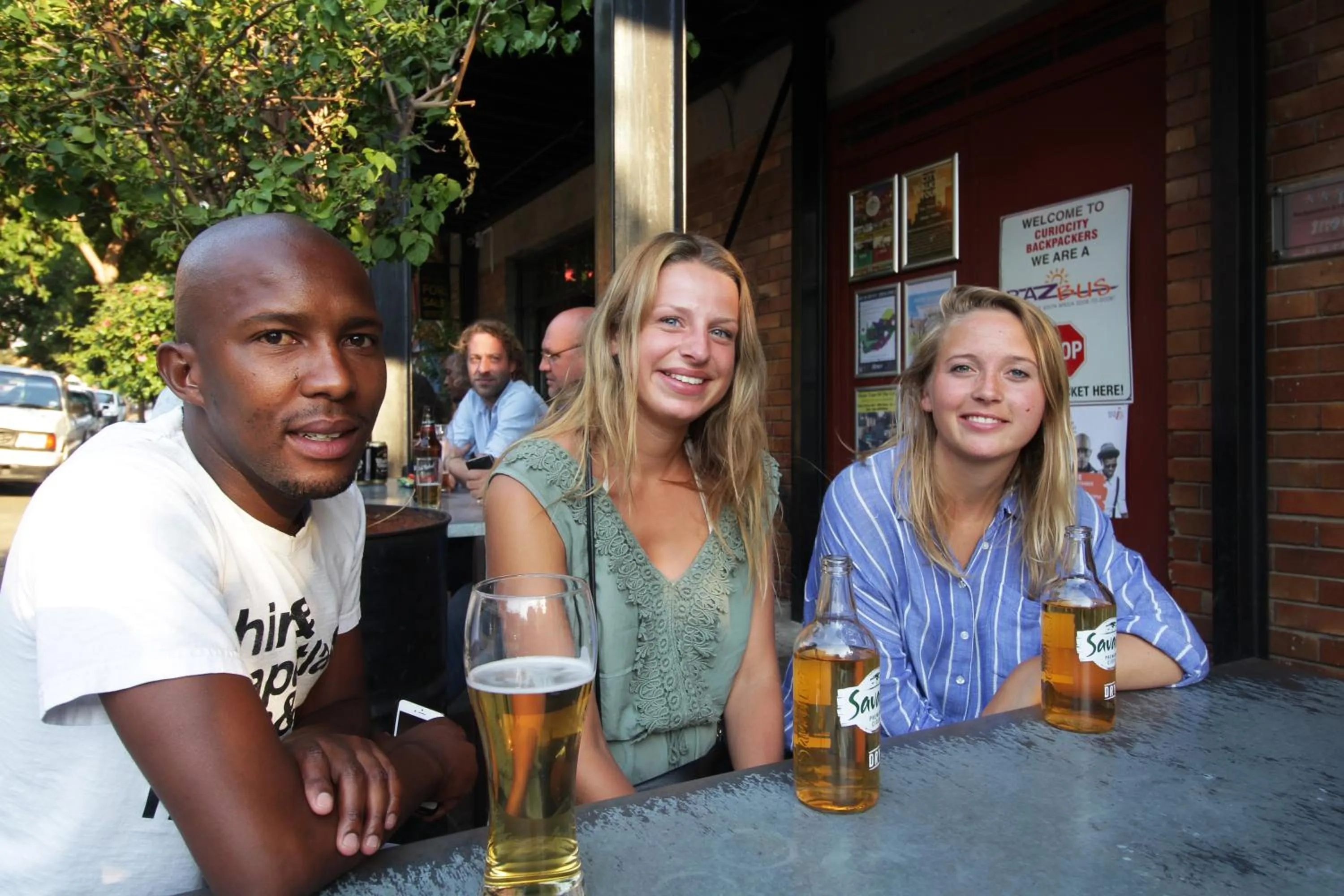 group of guests in CURIOCITY Backpackers Johannesburg