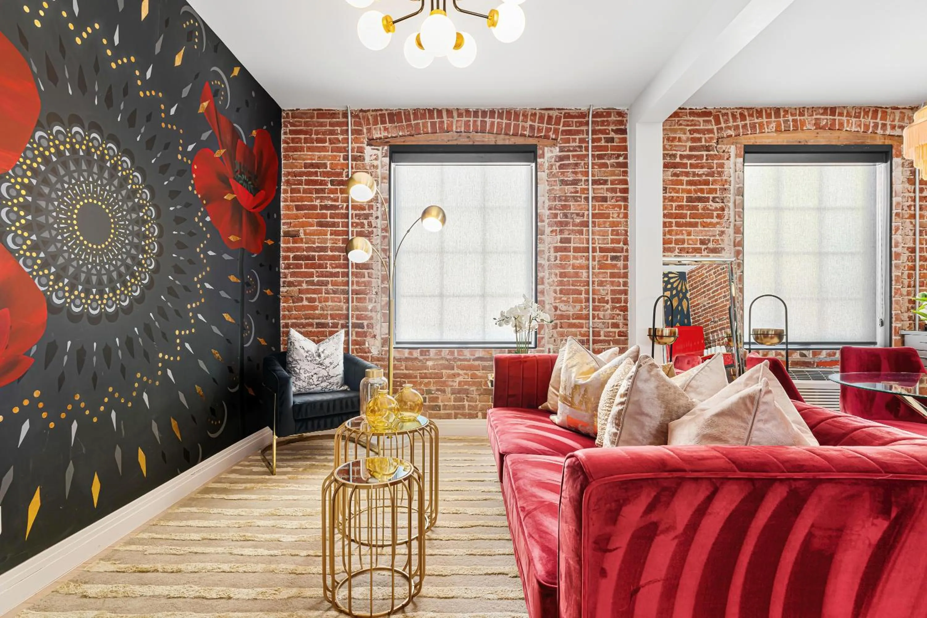 Seating area in The Acoma House