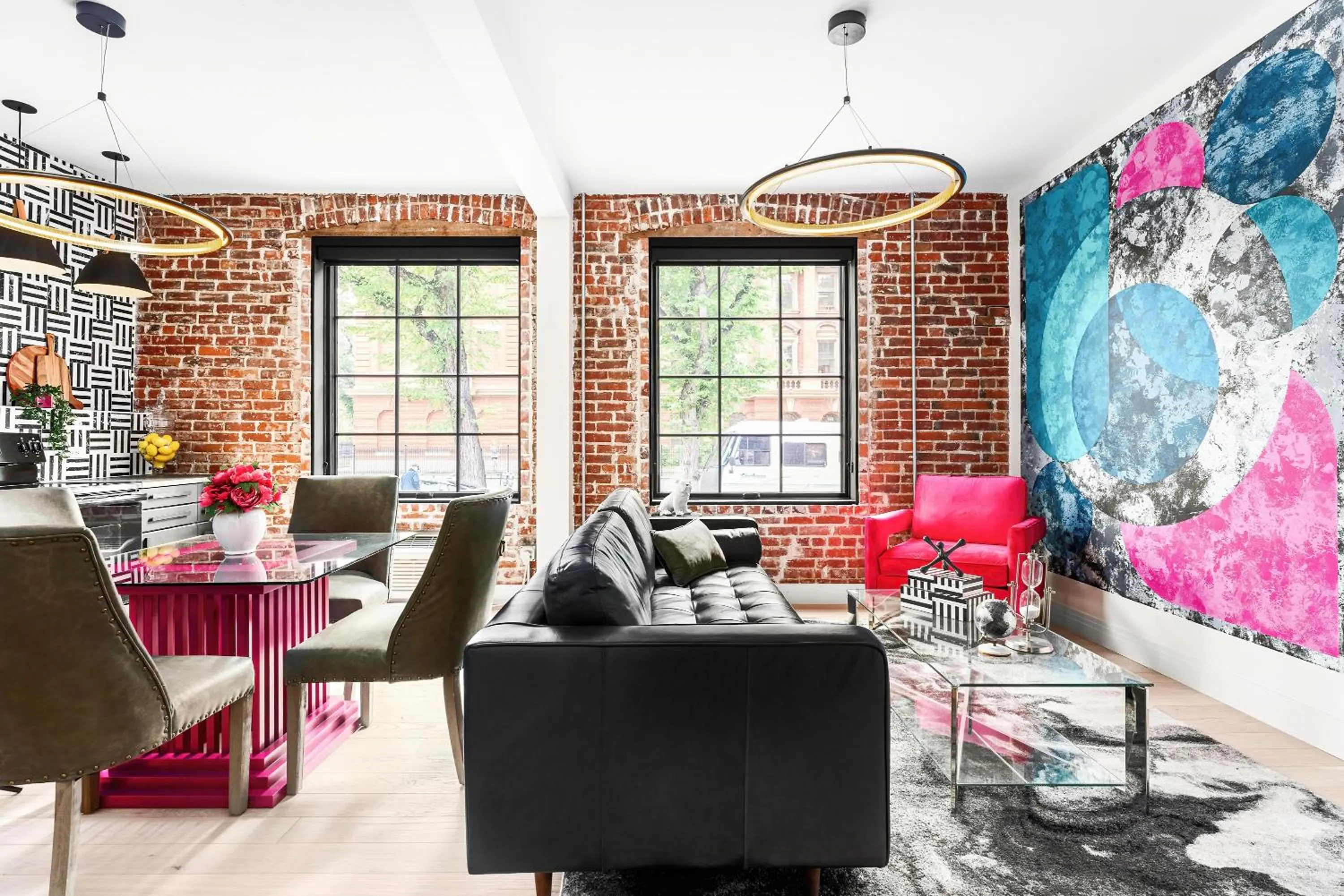 Living room in The Acoma House