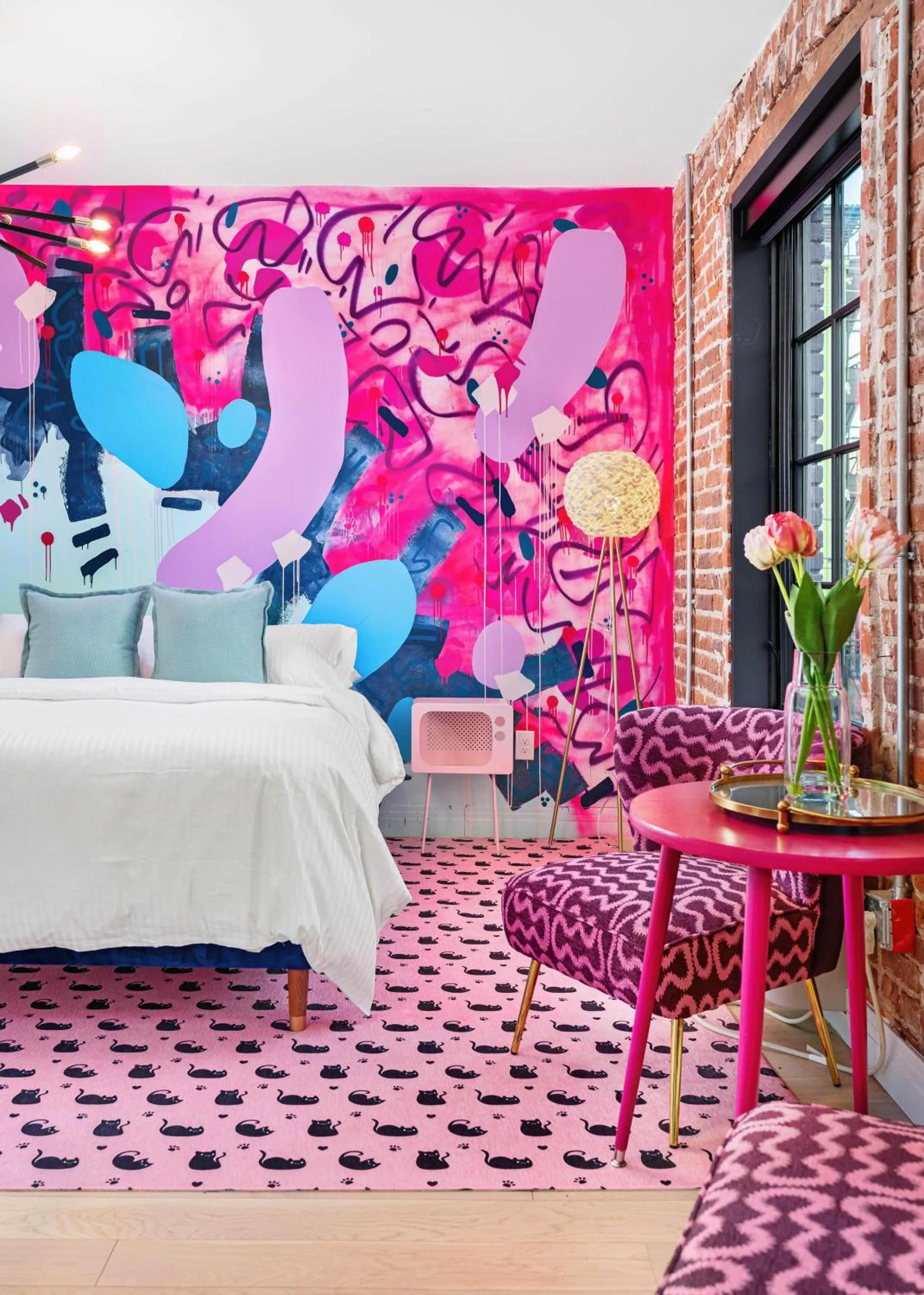 Bedroom, Bed in The Acoma House