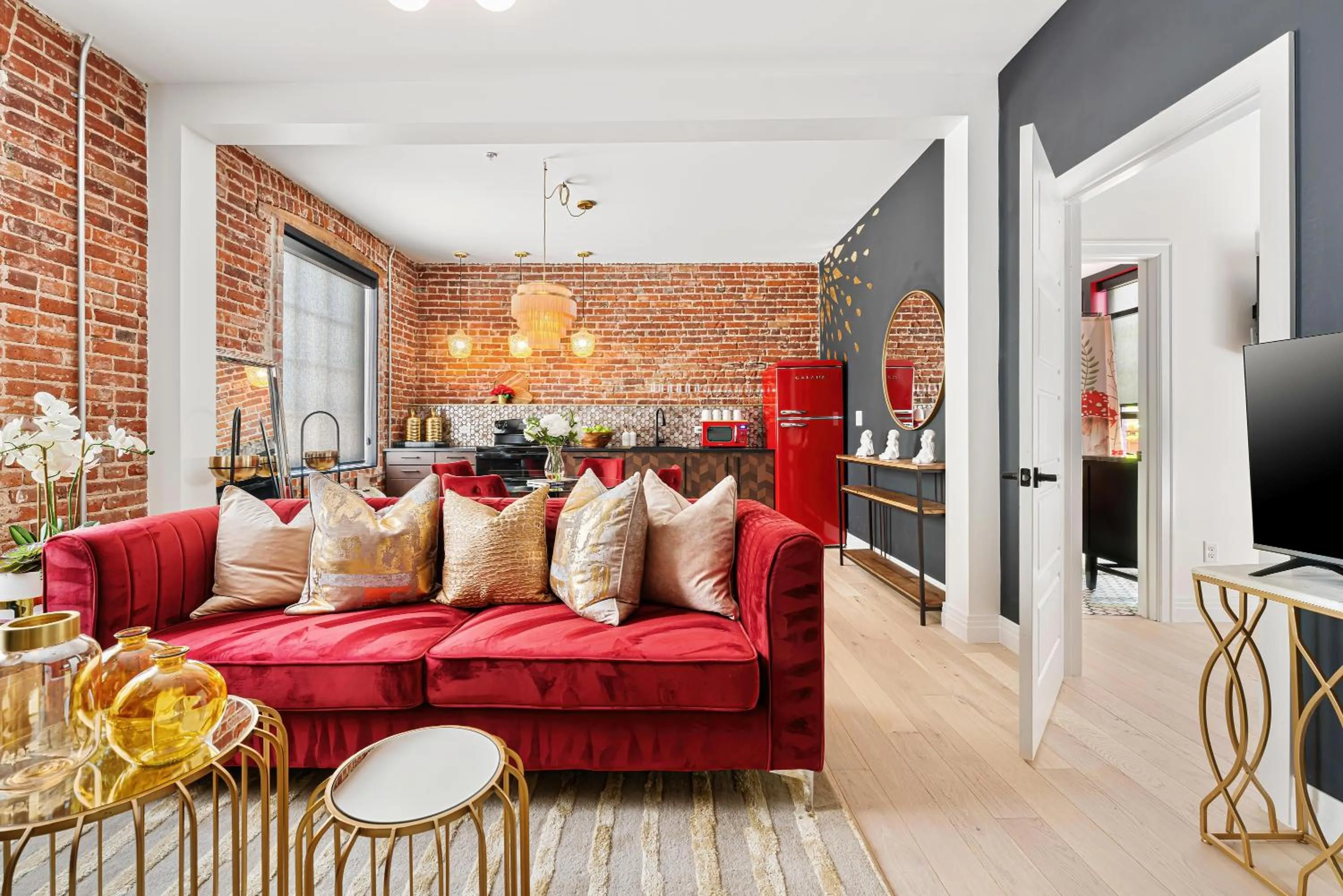Seating area in The Acoma House