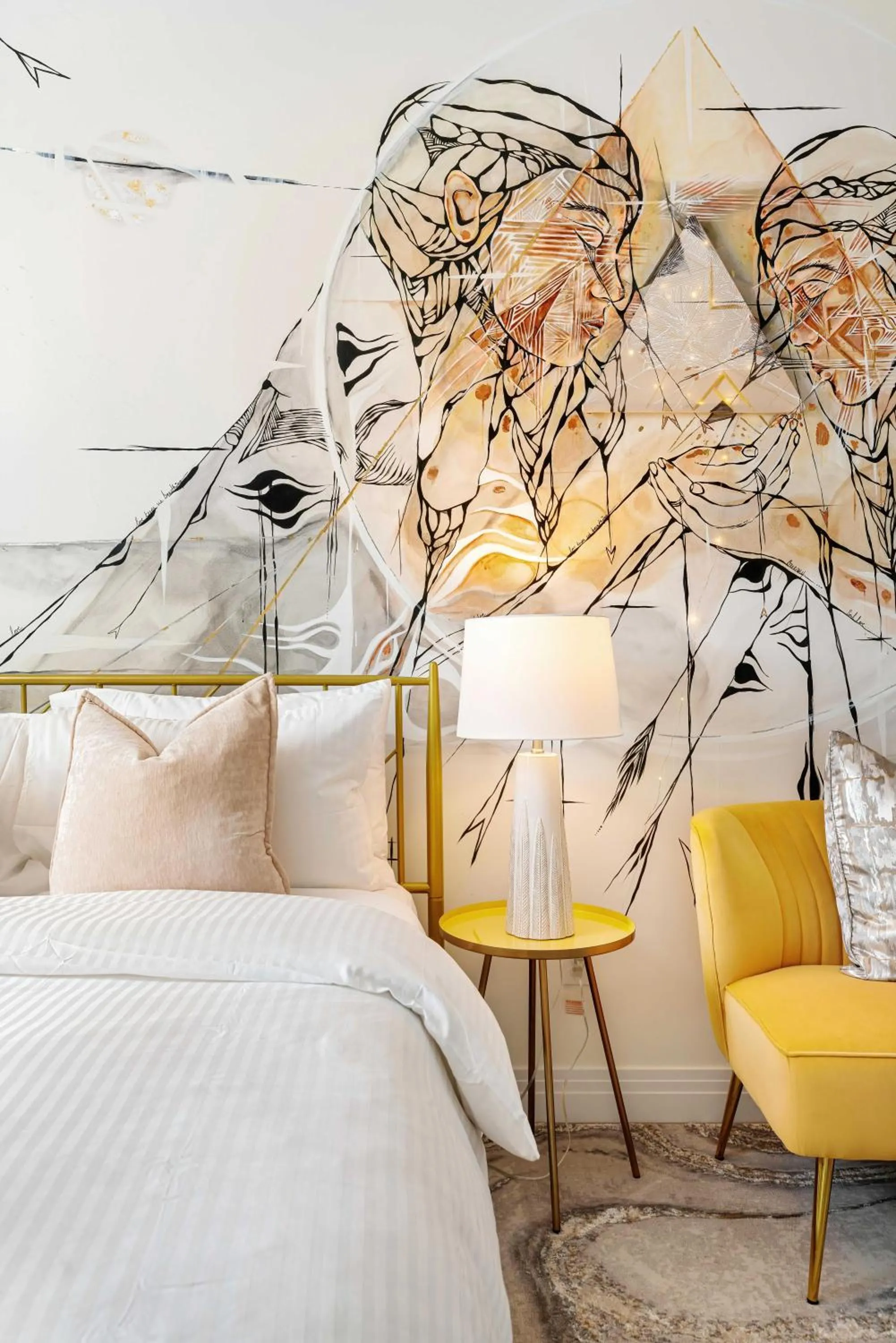 Bed in The Acoma House