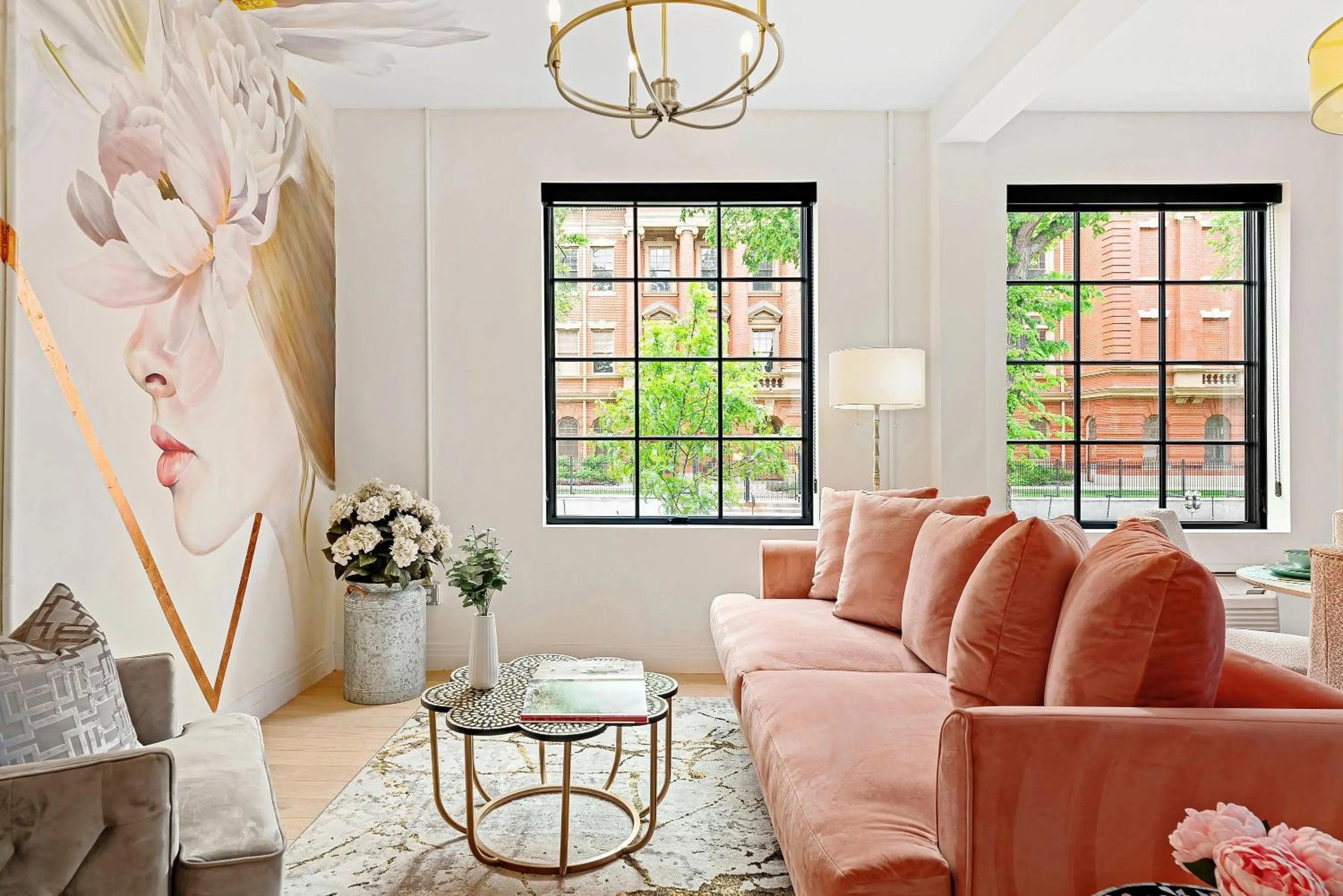 Seating area in The Acoma House