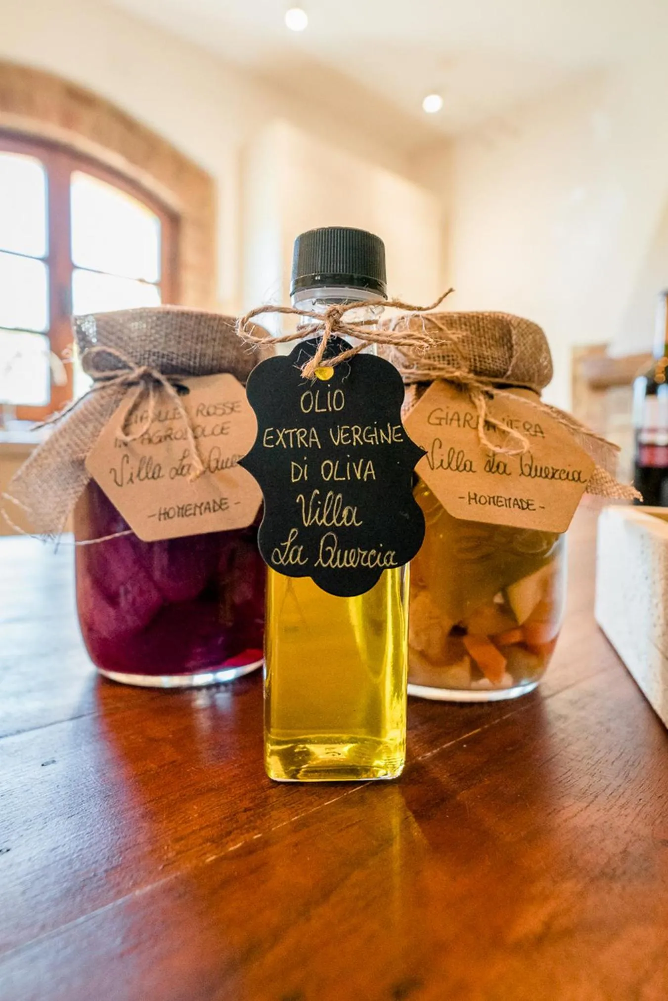 Food and drinks in Villa La Quercia - Garden&Relax