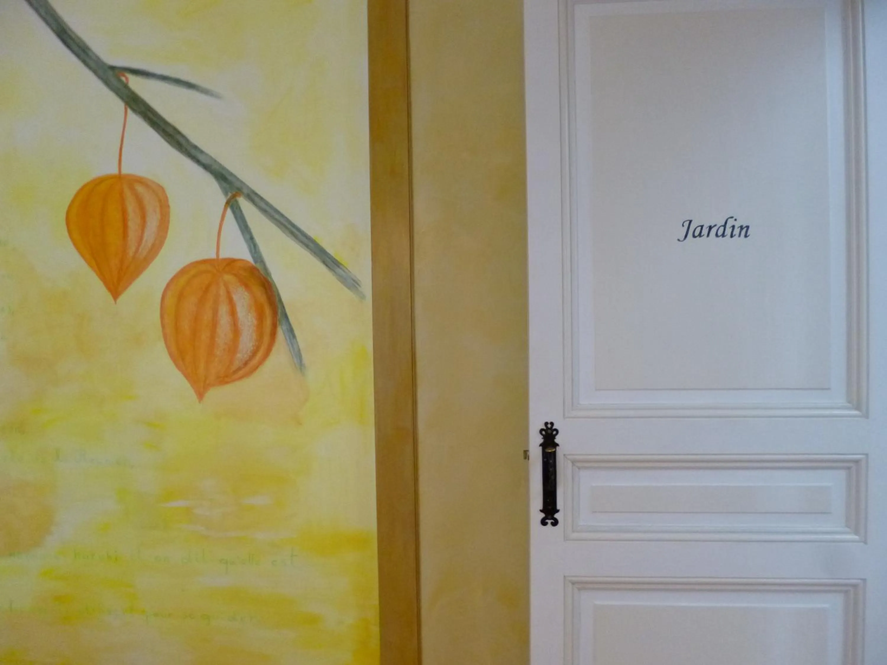 Decorative detail in B&B Matin Tranquille