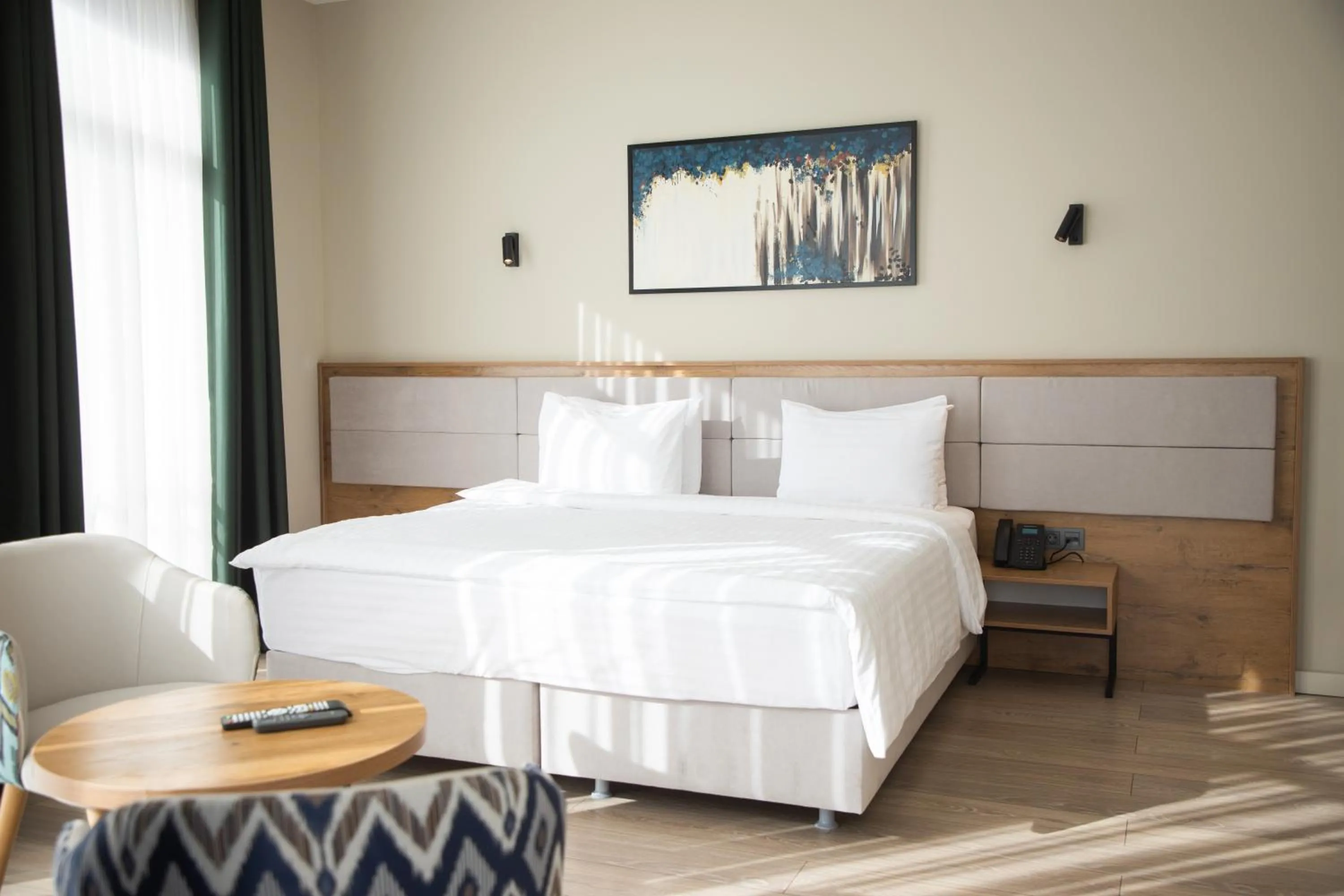 Bed in Hotel Marwa Tashkent Pool&Spa