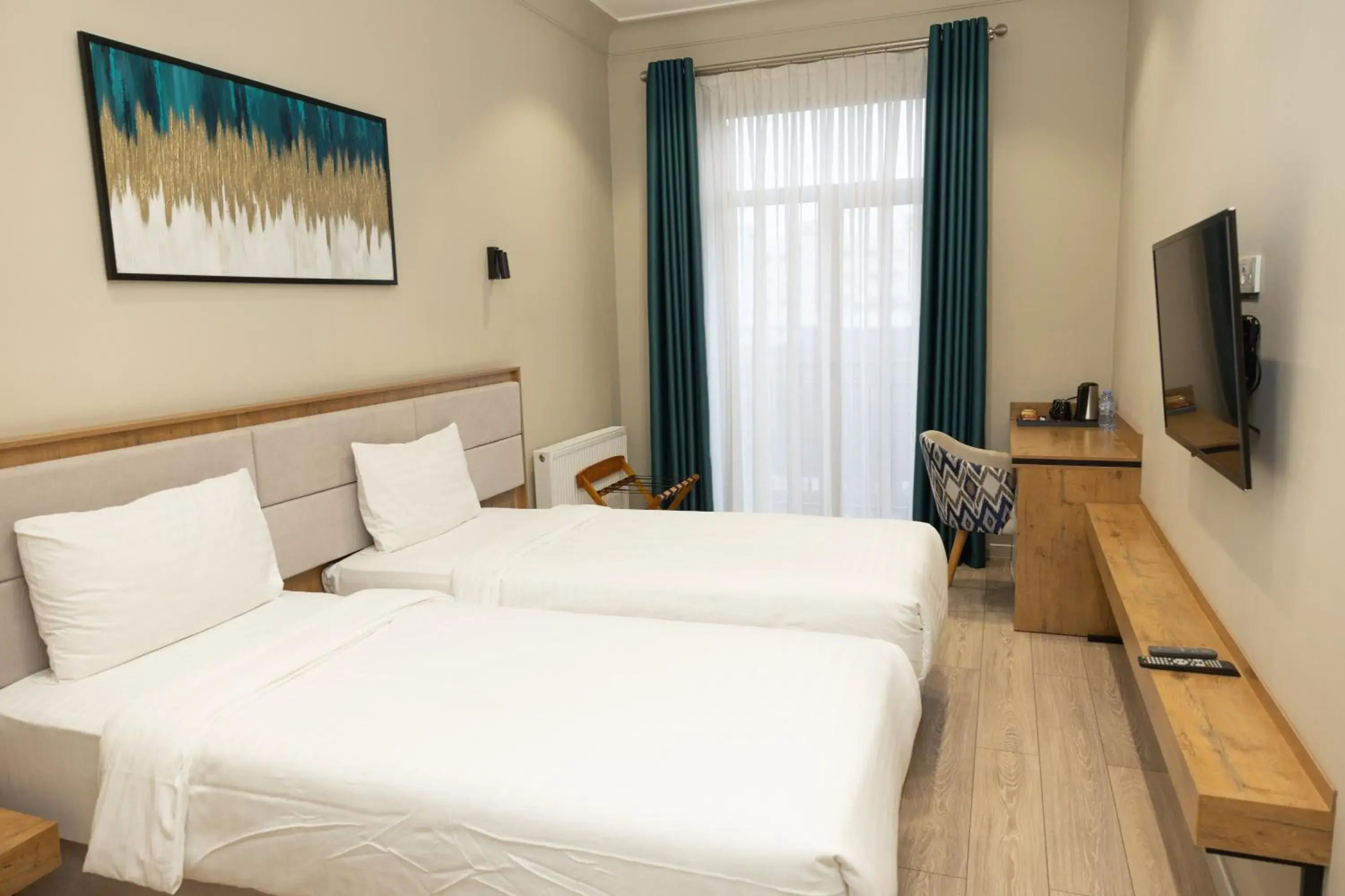 Twin Room with Balcony - single occupancy in Hotel Marwa Tashkent Pool&Spa Twin Room with Balcony - single occupancy in Hotel Marwa Tashkent Pool&Spa