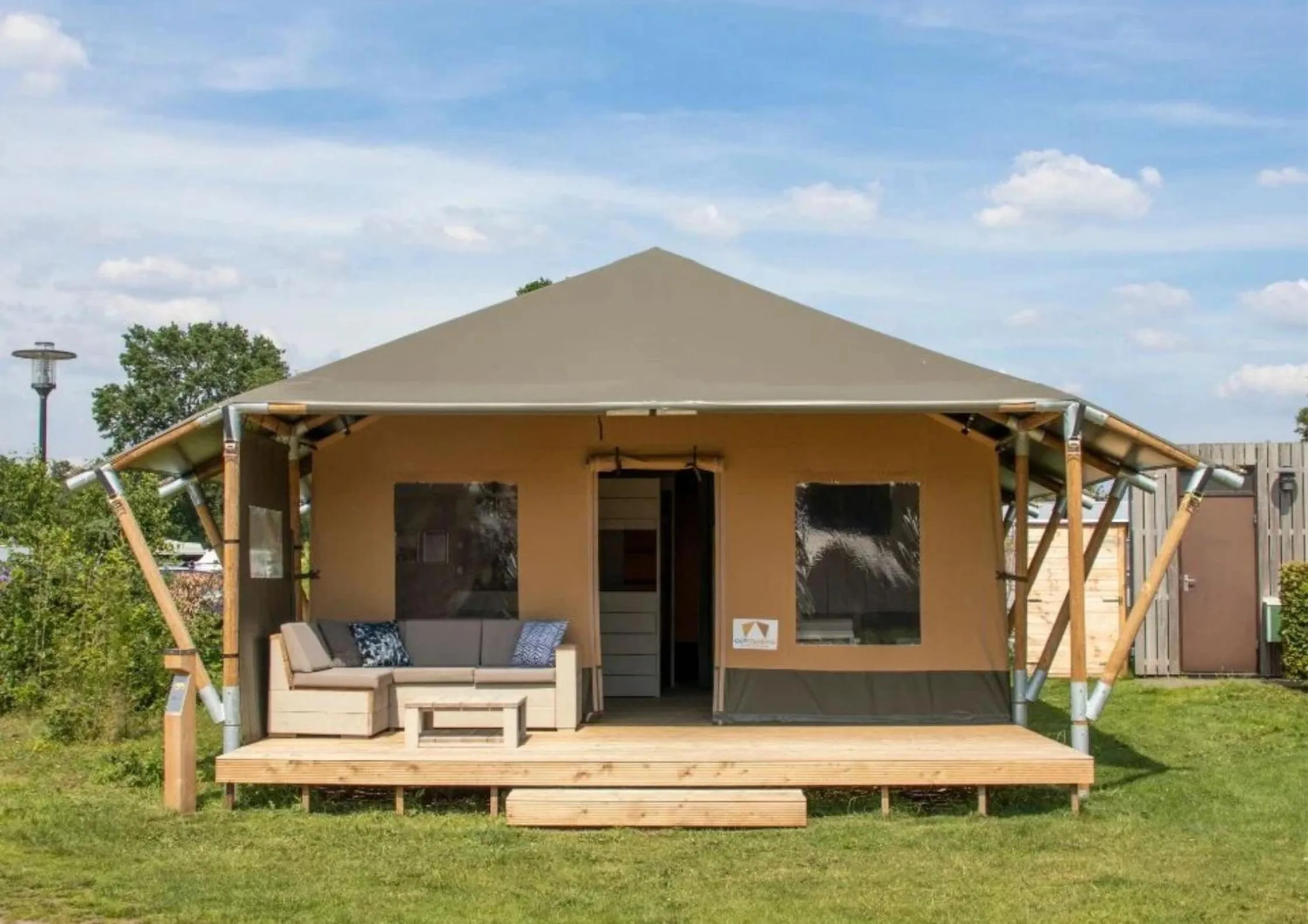 Patio in Camping de Brem
