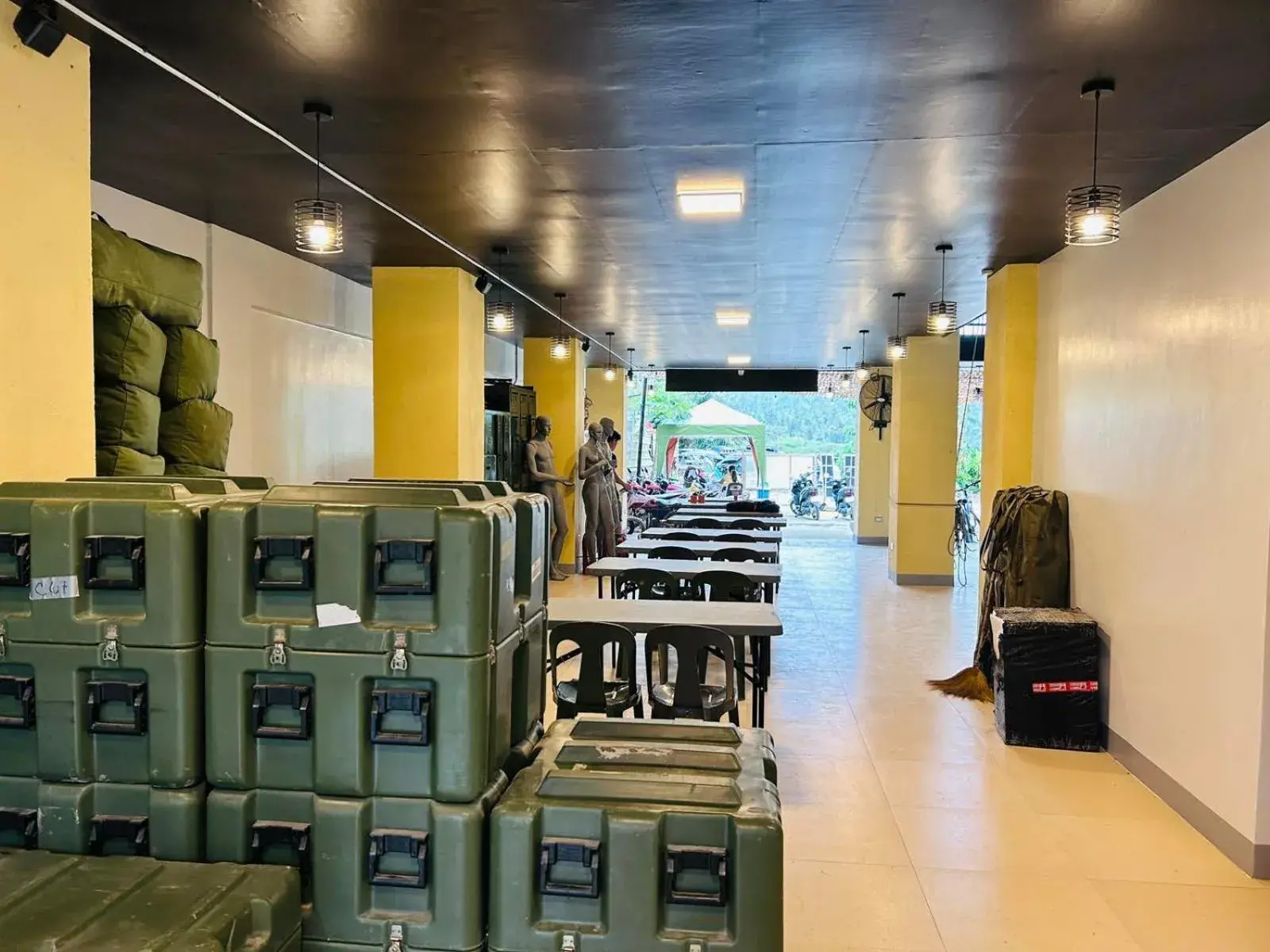 Lobby or reception in Camp Backpackers Port Barton Lobby or reception in Camp Backpackers Port Barton