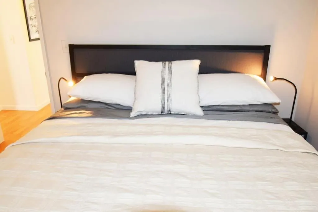 Bed in Hollywood Business Apartments