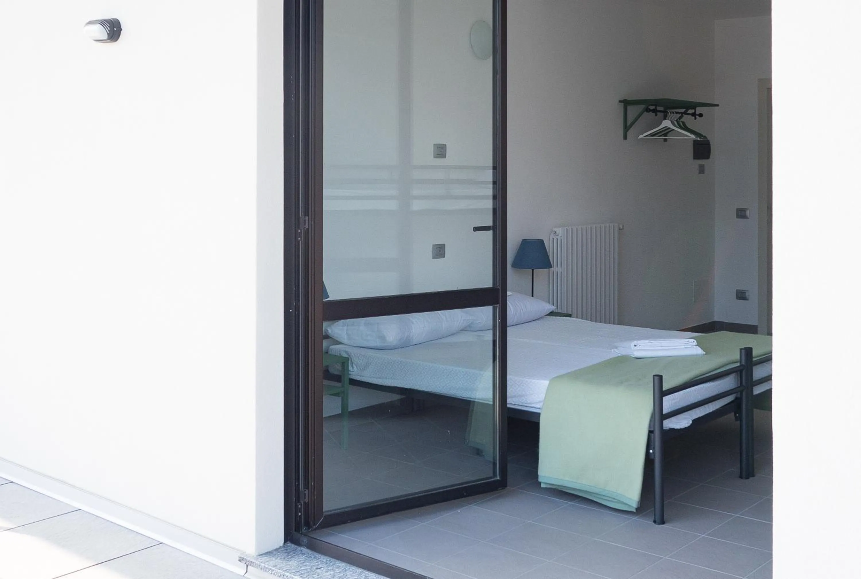 Bed in Lake Como Beach Hostel