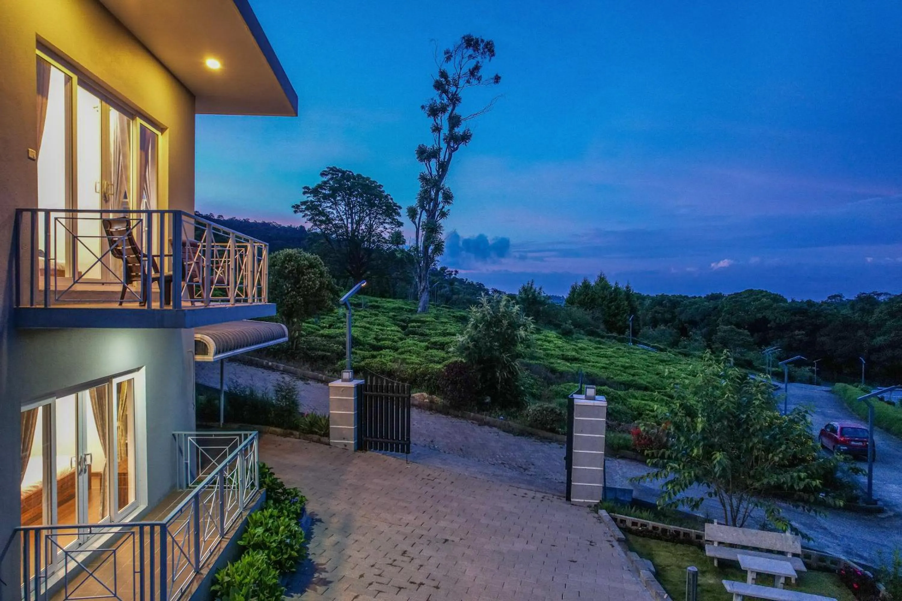 Balcony/Terrace in Kalpavriksha - 4 BR lake facing villa