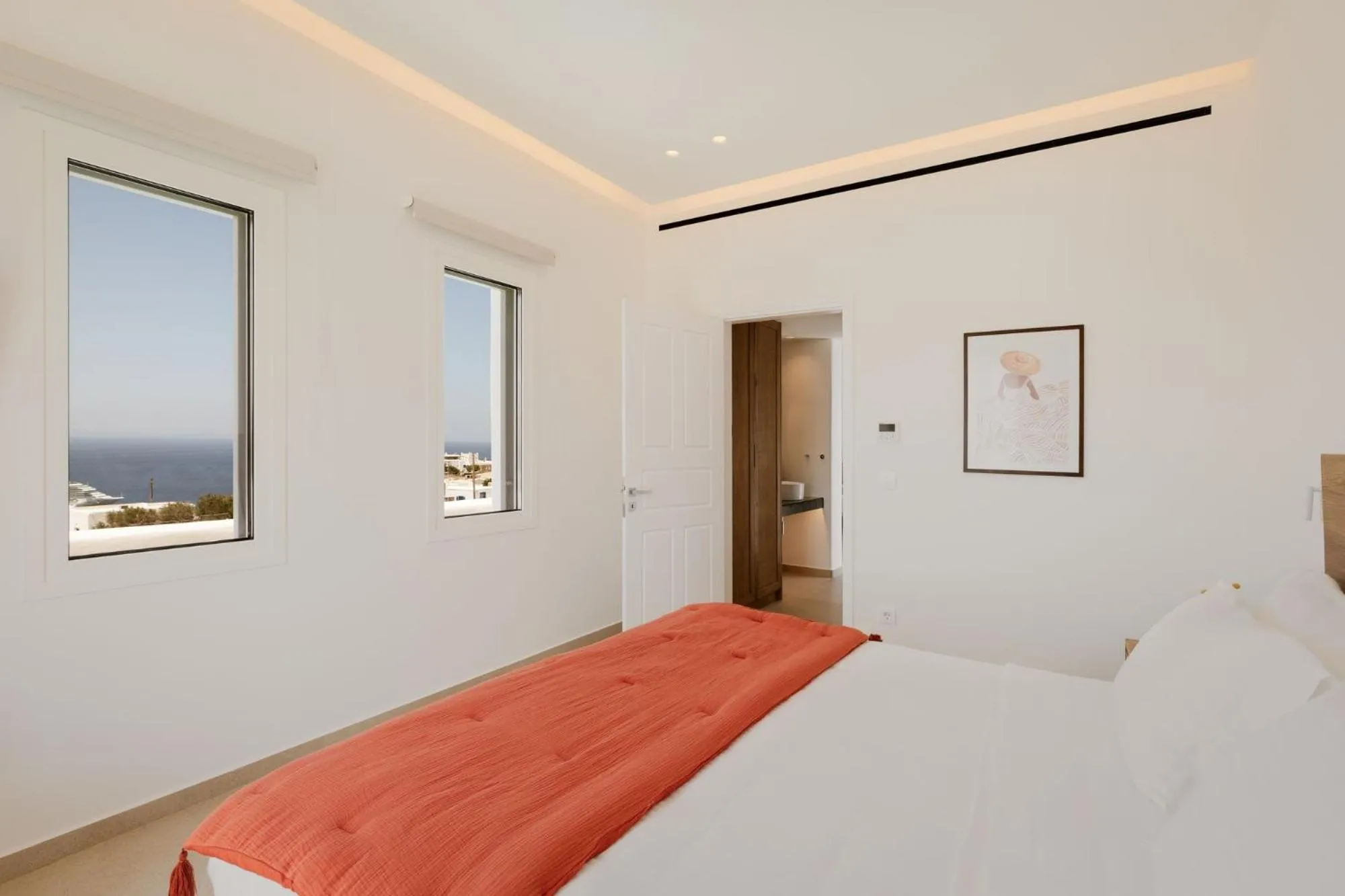 Bed in Aya Sofia Suites