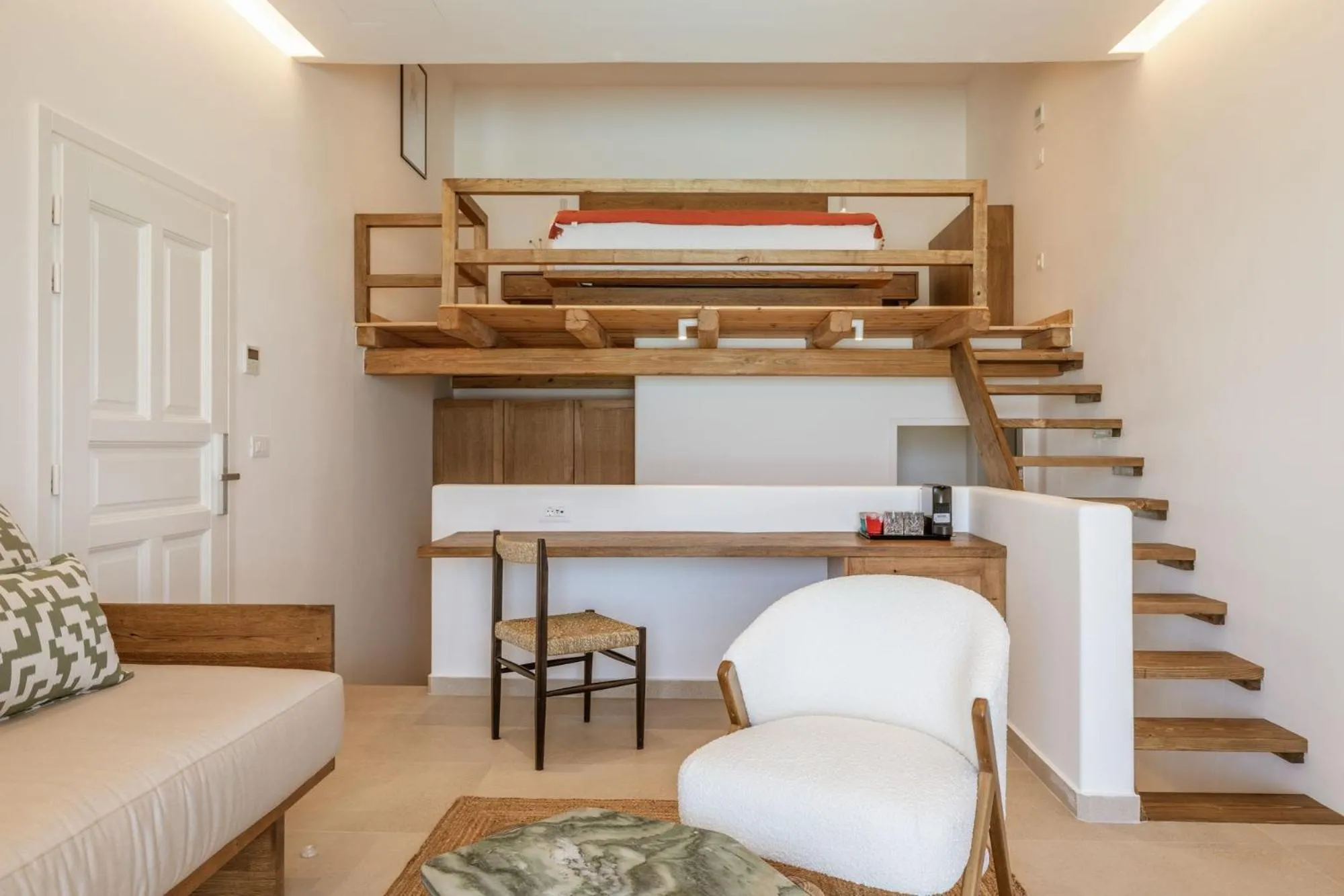 Living room in Aya Sofia Suites