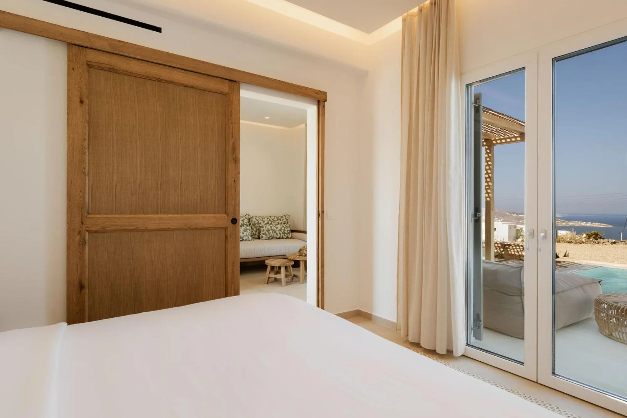 Bed in Aya Sofia Suites