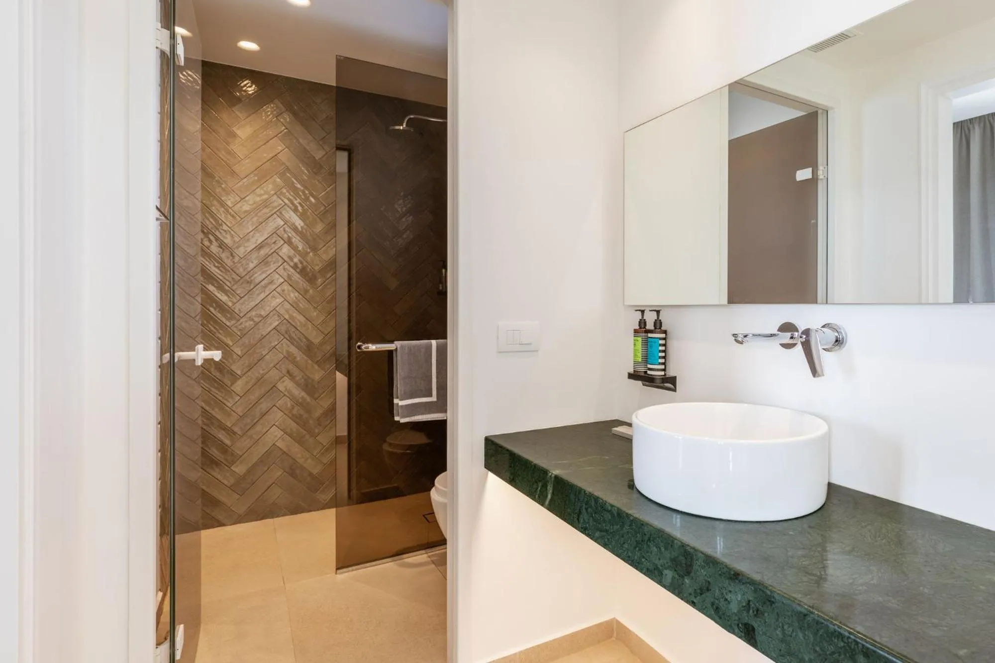 Shower in Aya Sofia Suites