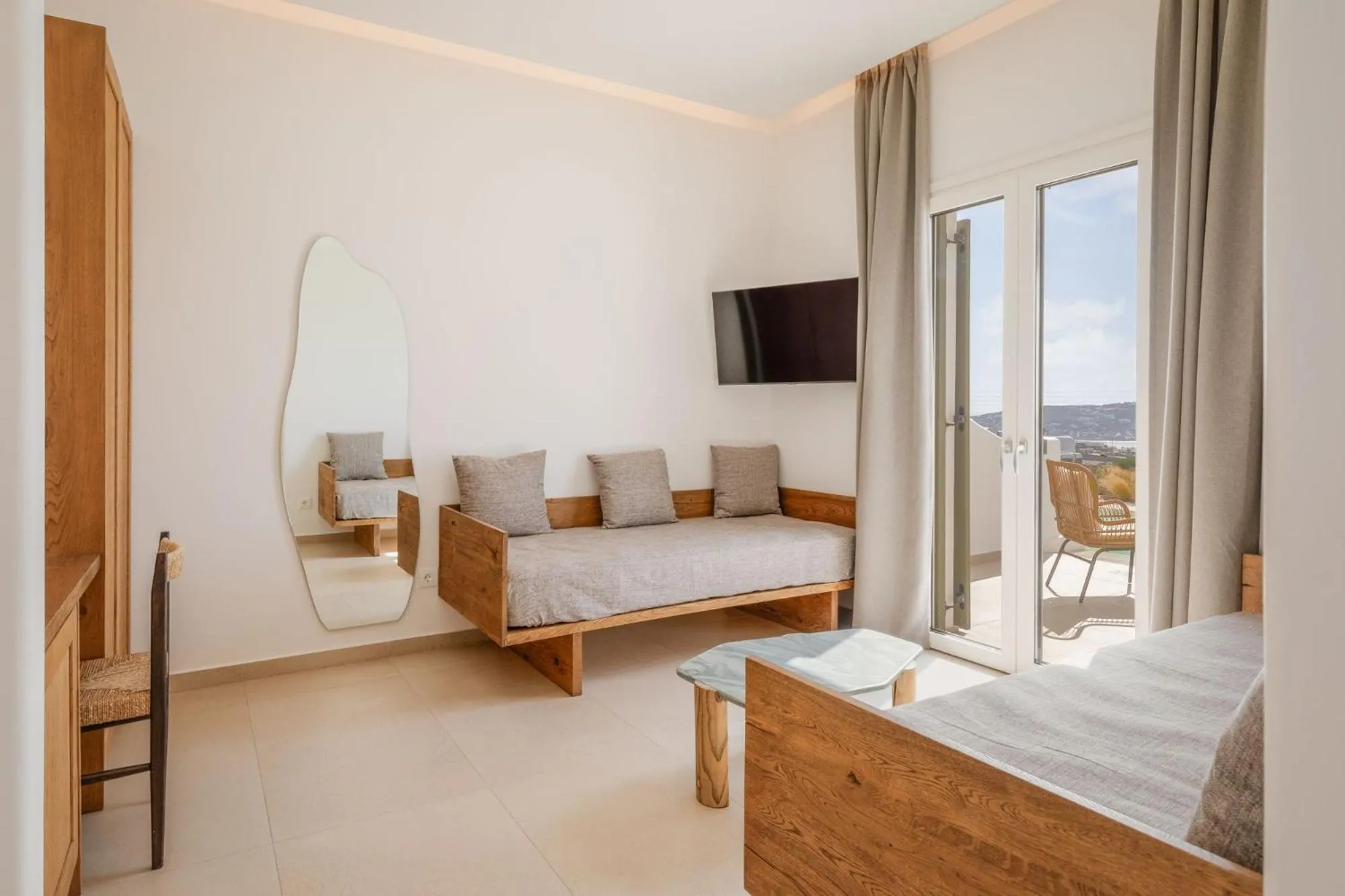 TV and multimedia, Bed in Aya Sofia Suites