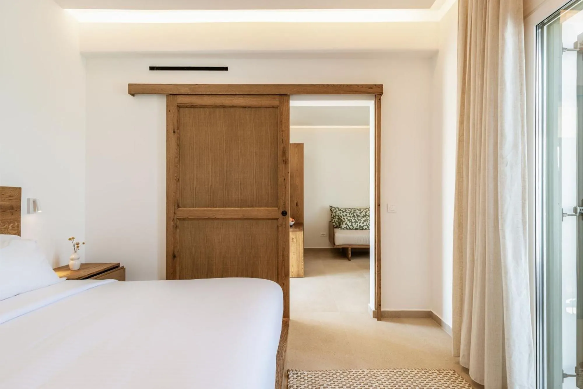 Bed in Aya Sofia Suites
