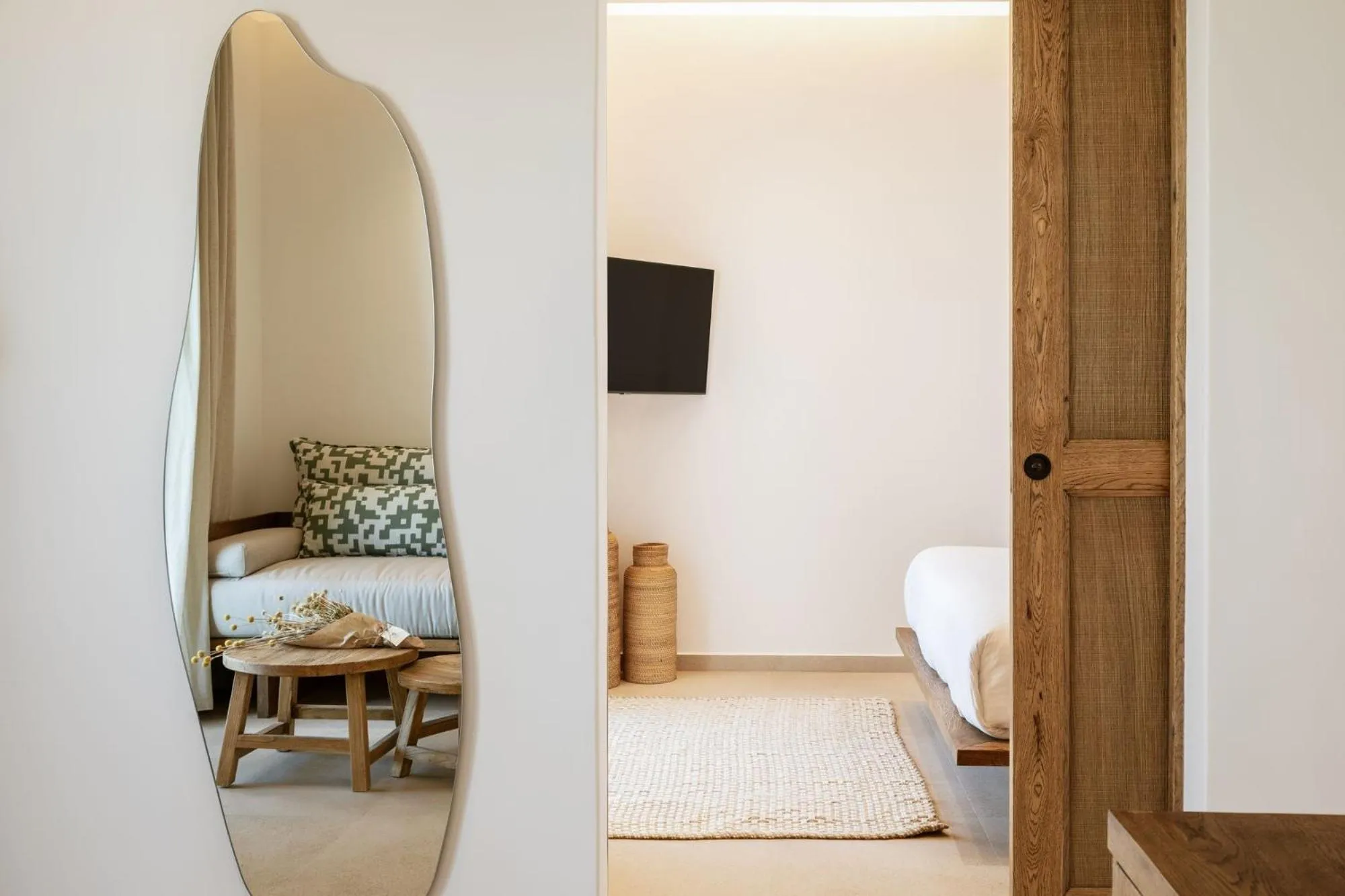 Bed in Aya Sofia Suites