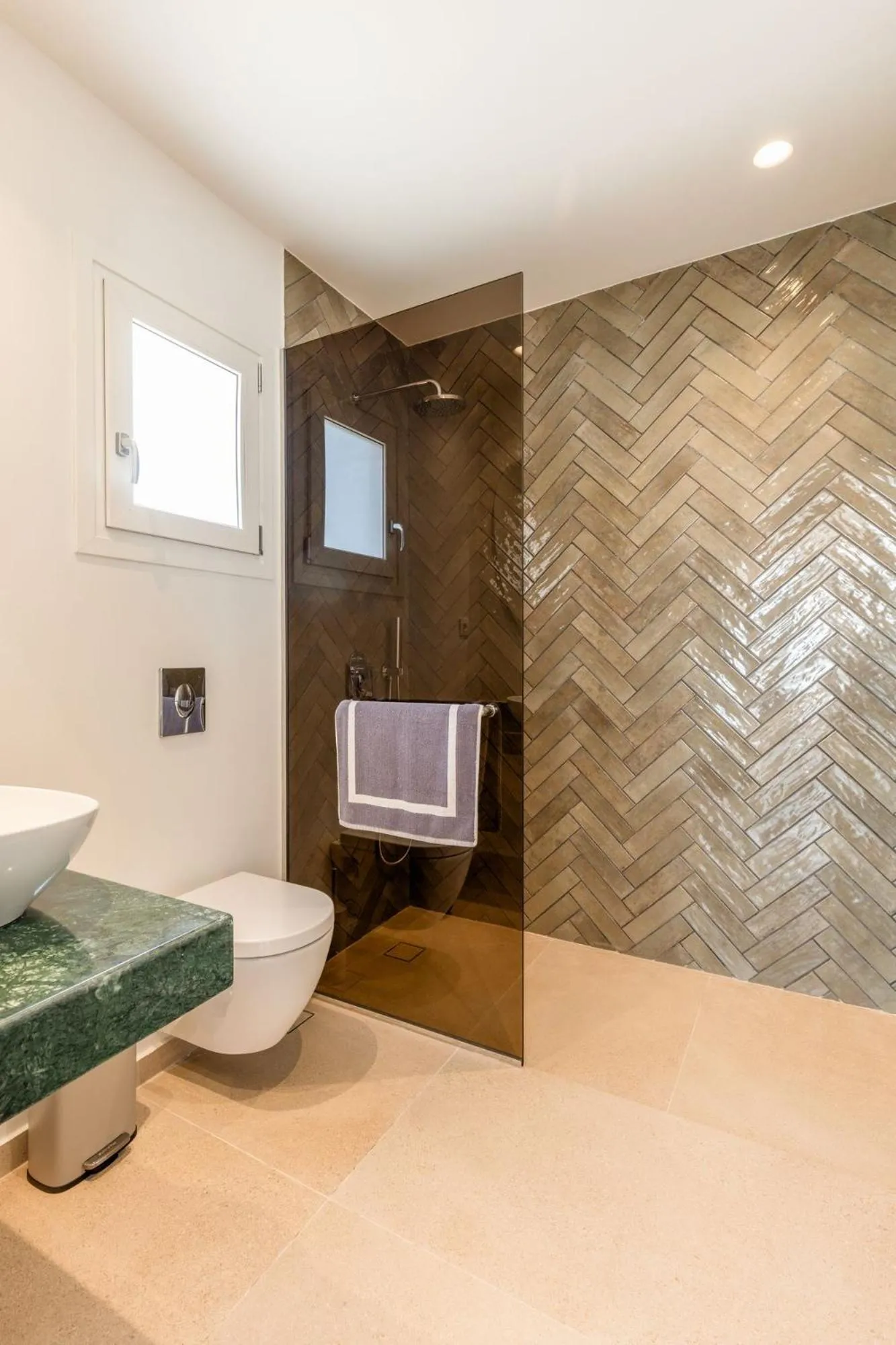 Shower in Aya Sofia Suites