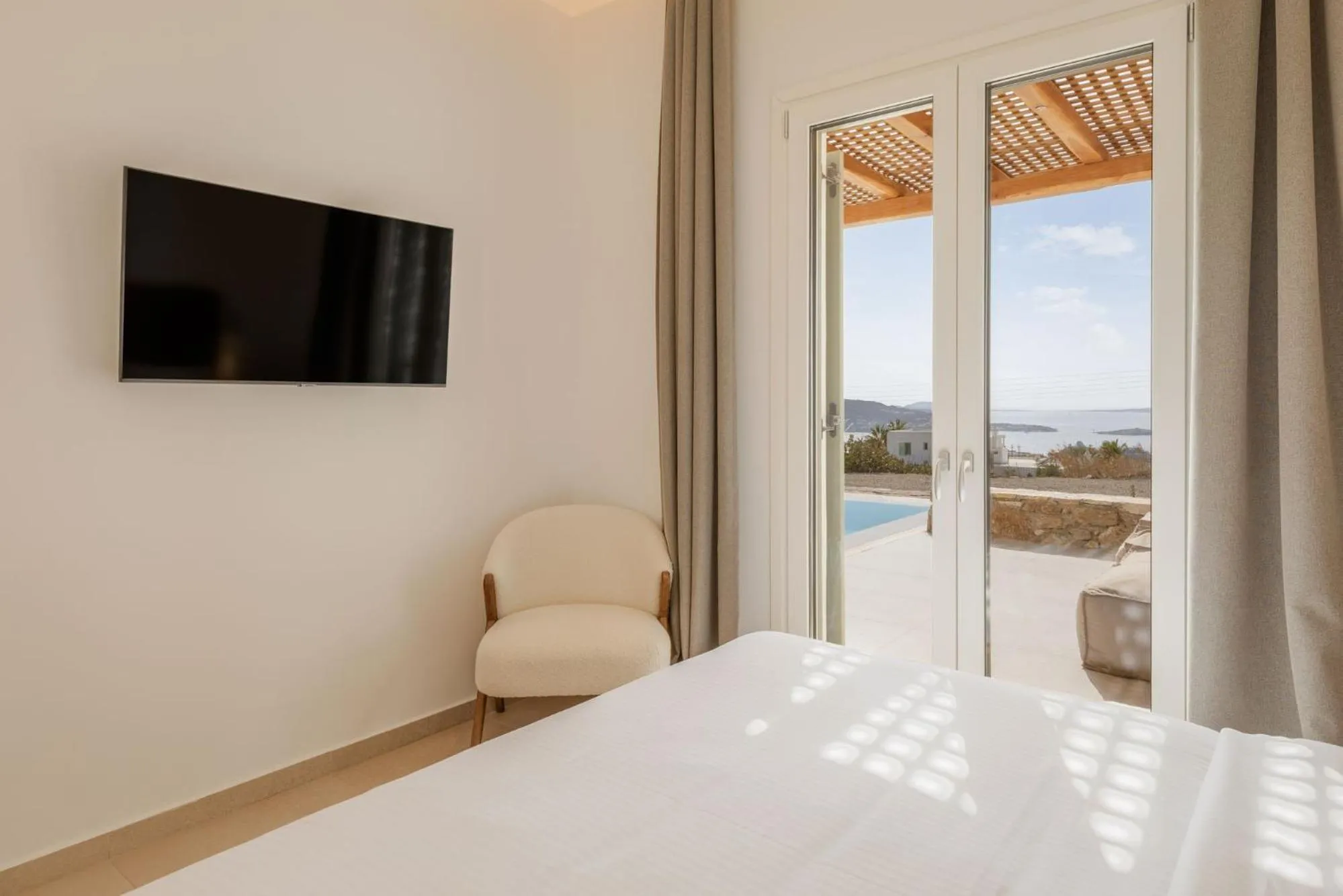 Bed in Aya Sofia Suites