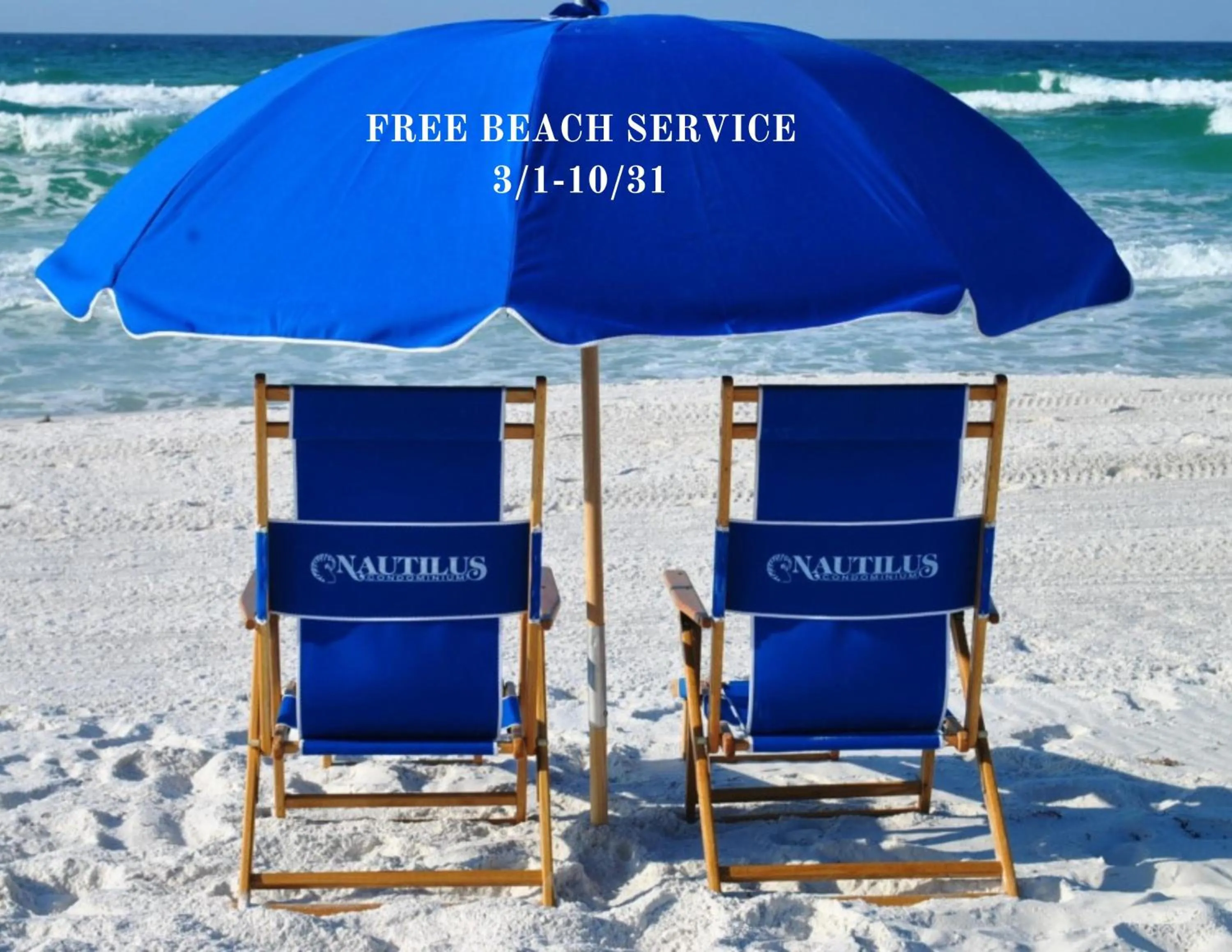 Nautilus 1702 Gulf Front Large 2 BR 2 BA Penthouse 7th Floor