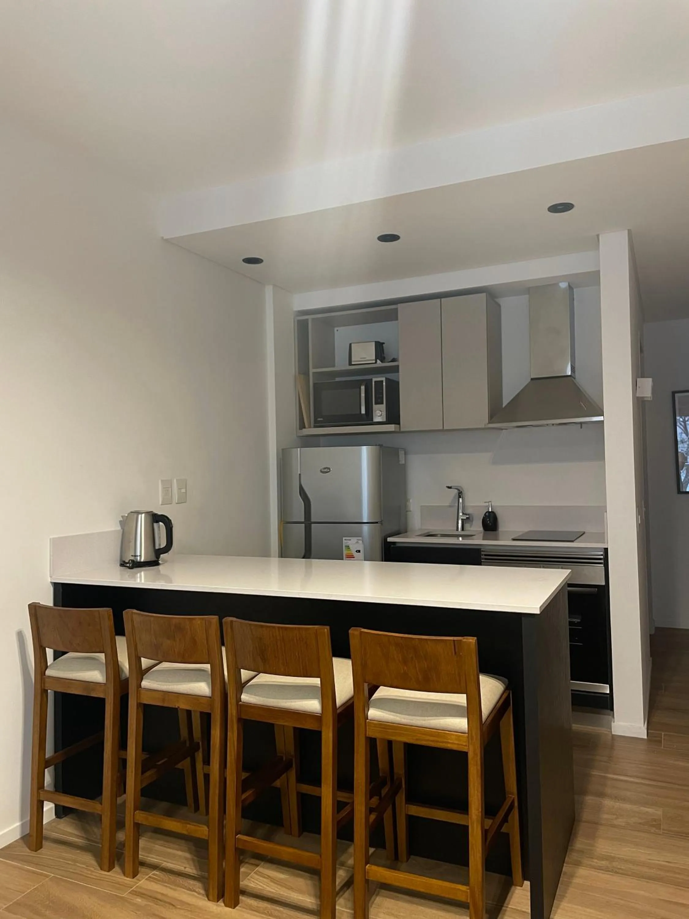 Kitchen or kitchenette in Barrancas Quality Apartments