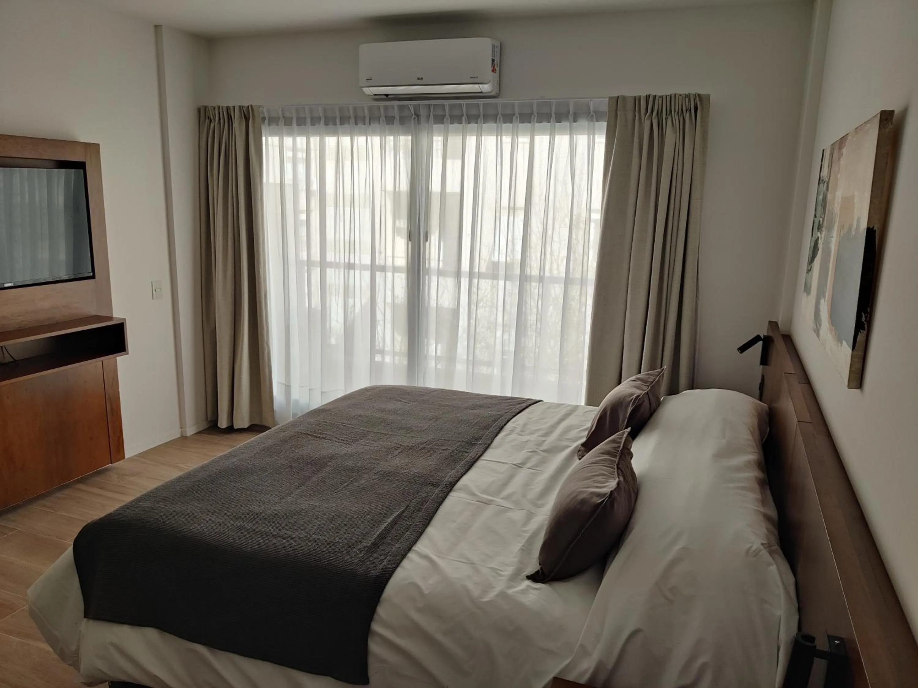 Bedroom, Bed in Barrancas Quality Apartments