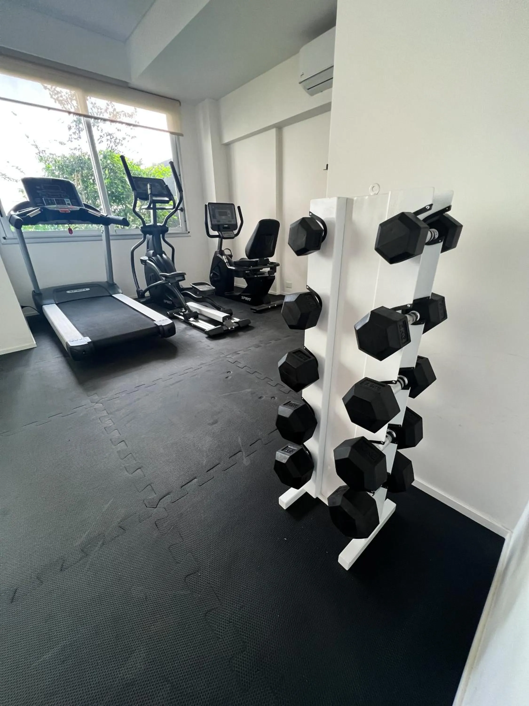 Fitness centre/facilities in Barrancas Quality Apartments