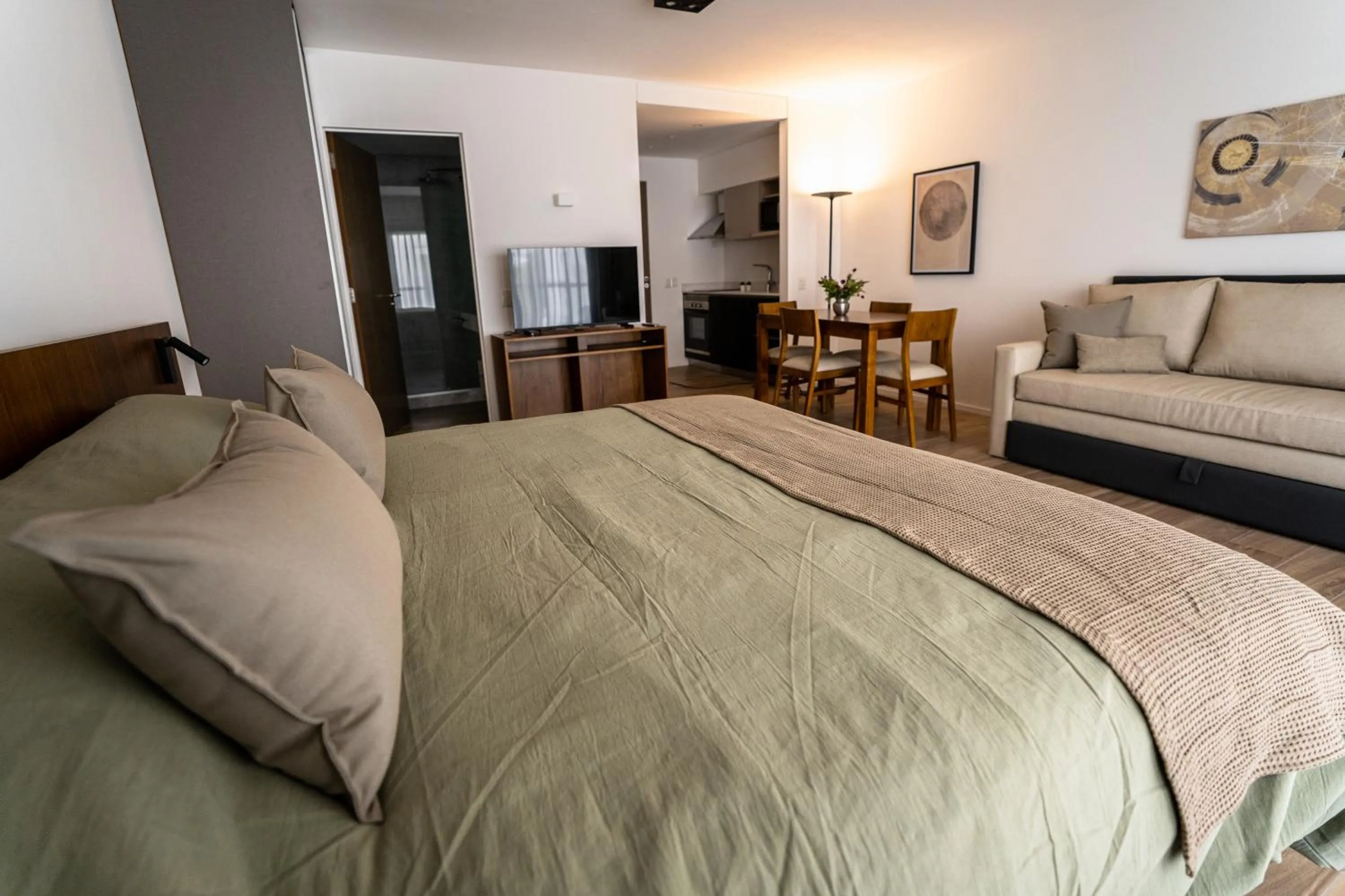 Bed in Barrancas Quality Apartments