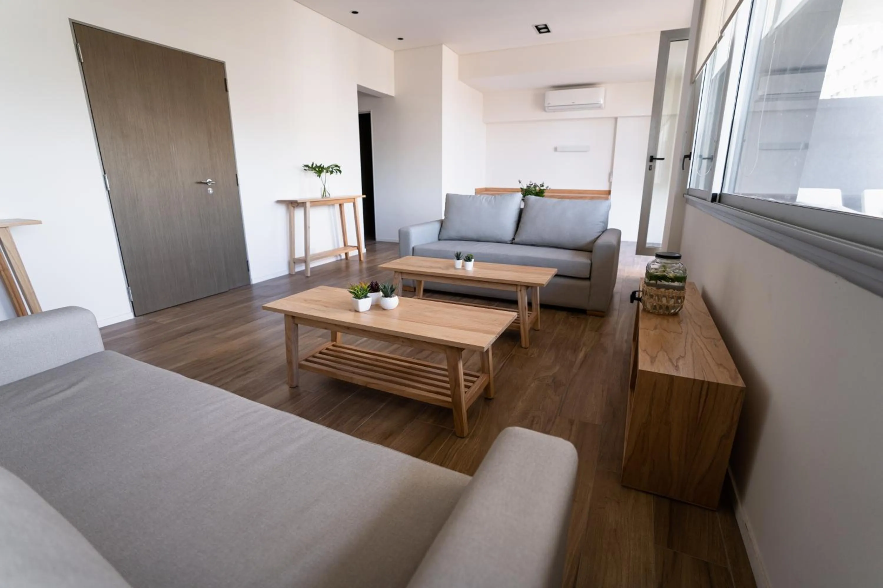 Balcony/Terrace, Bed in Barrancas Quality Apartments