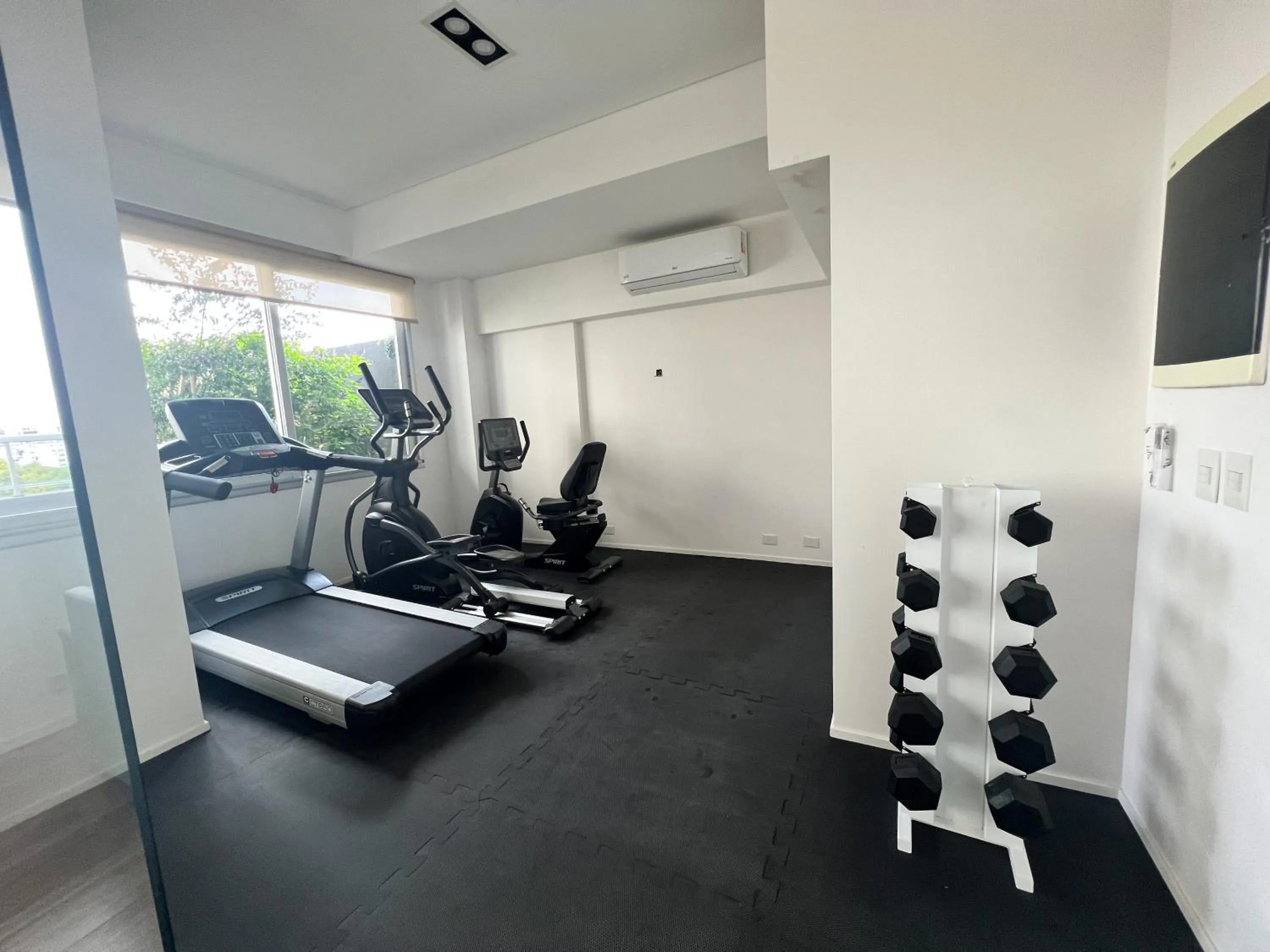 Fitness centre/facilities in Barrancas Quality Apartments