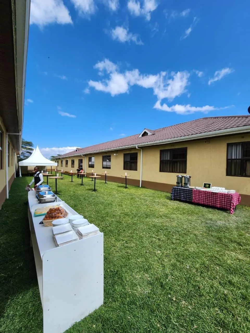 Inner courtyard view in Lake Naivasha Lazarus Lodge