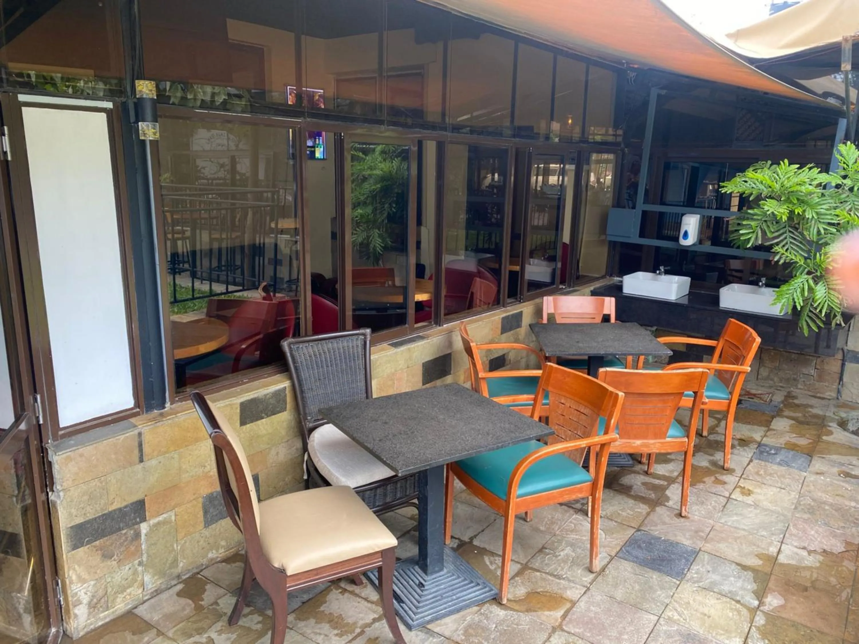 Patio in Lake Naivasha Lazarus Lodge