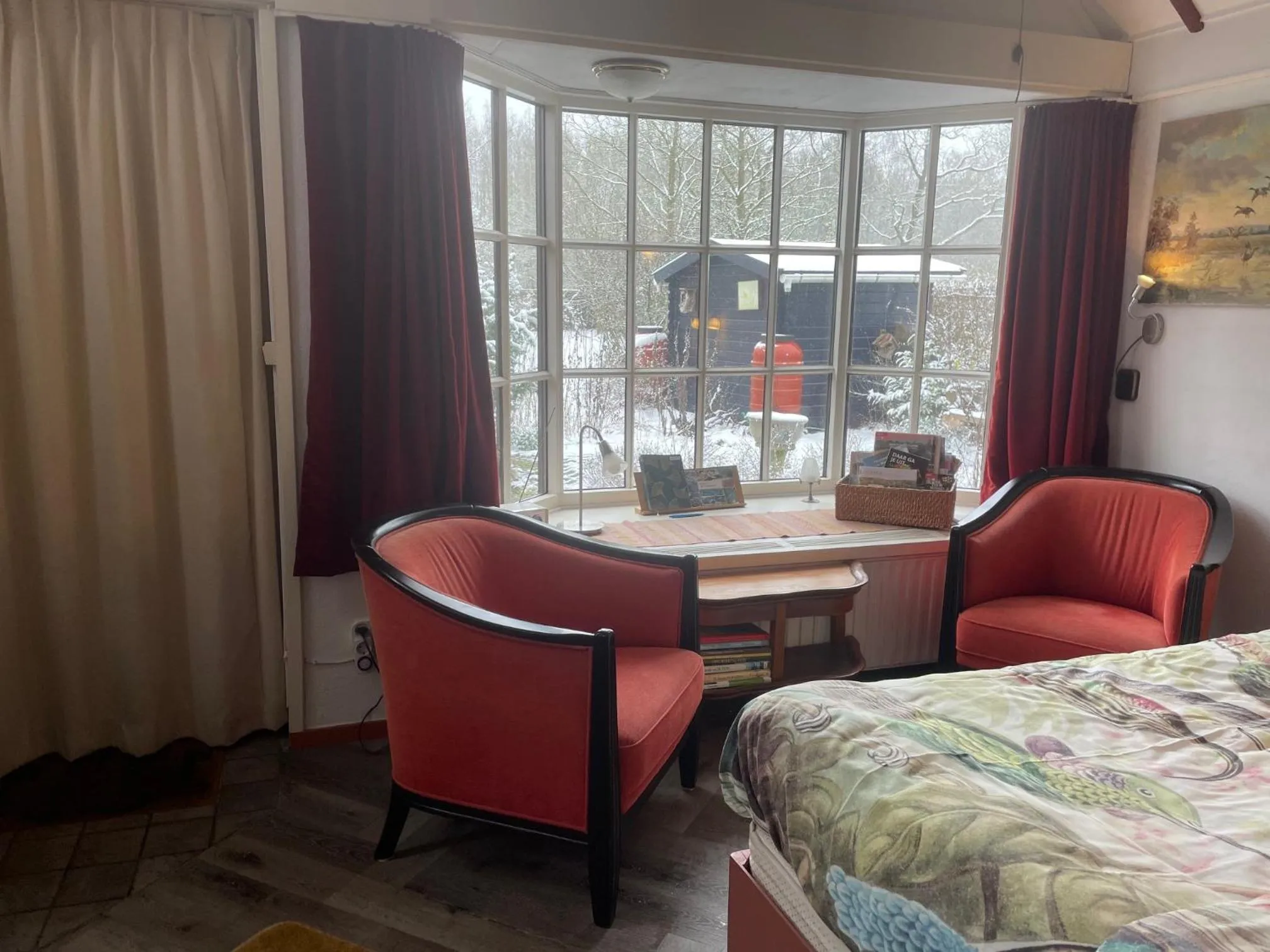 View (from property/room), Bed in Selatuinen