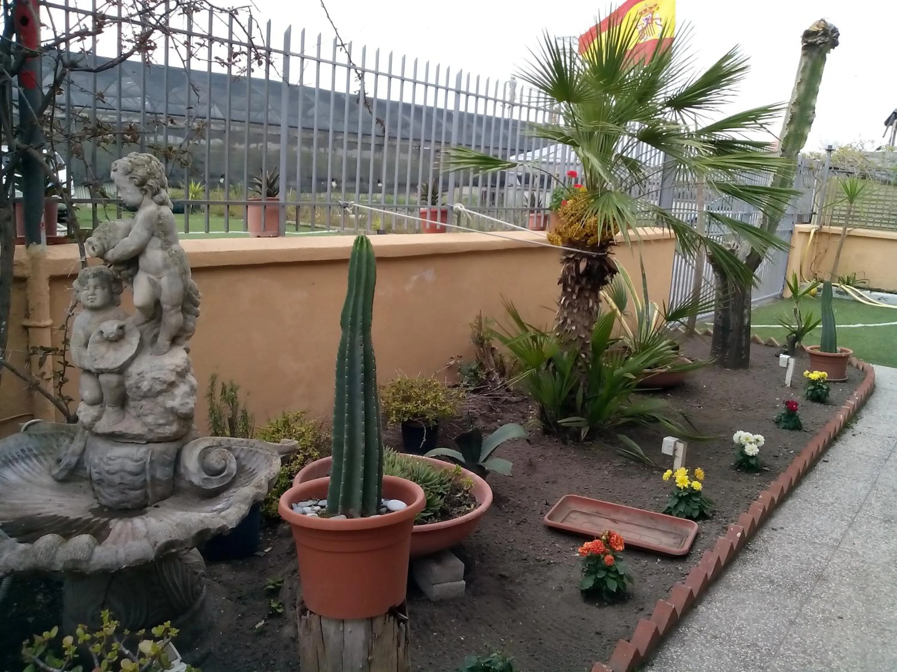 Garden view in Domus Felix